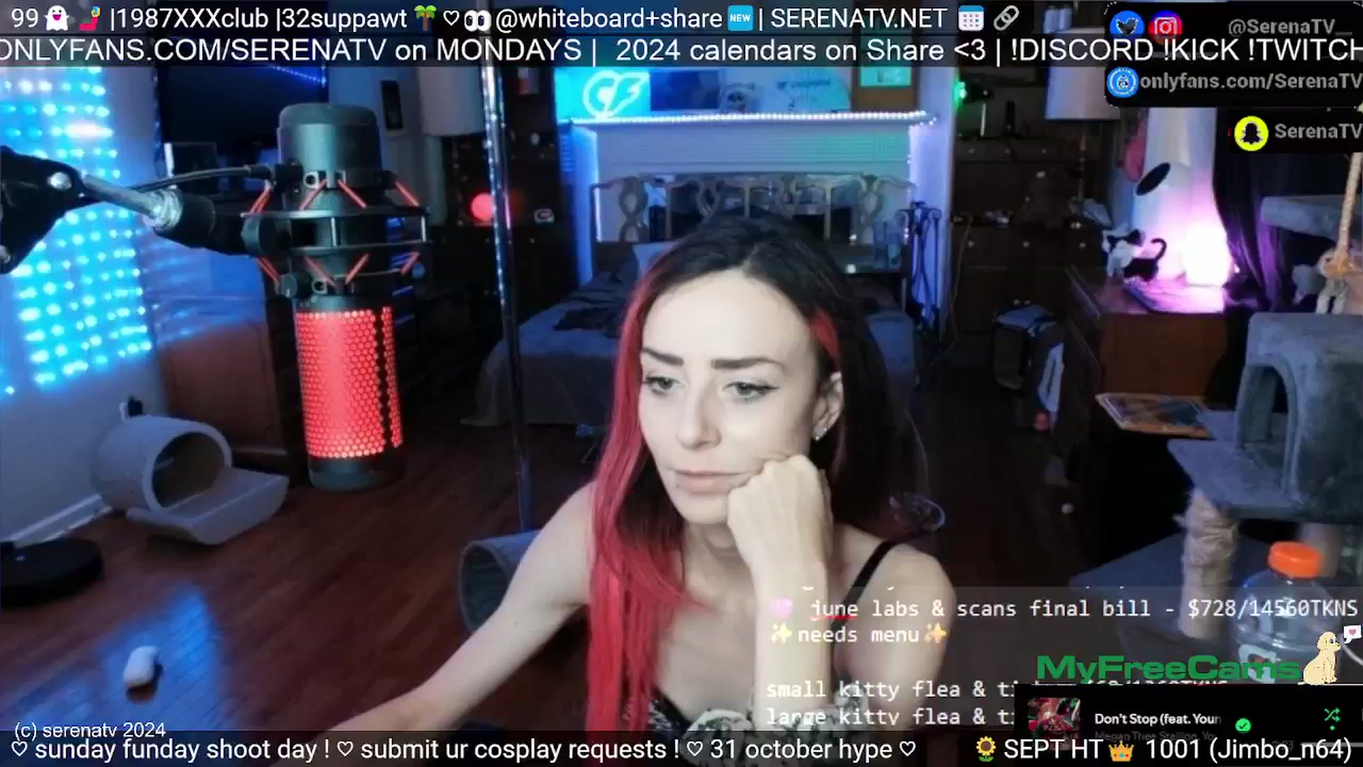 Gallery image thumbnail from serenatv's myfreecams stream on, 09/29/2024, 20:03 image 19 of 20