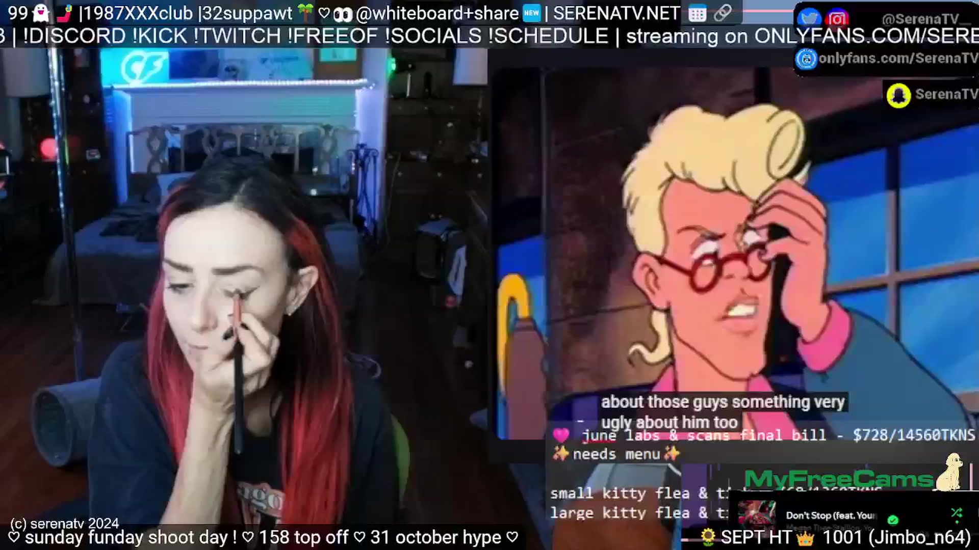 Gallery image thumbnail from serenatv's myfreecams stream on, 09/29/2024, 20:03 image 7 of 20