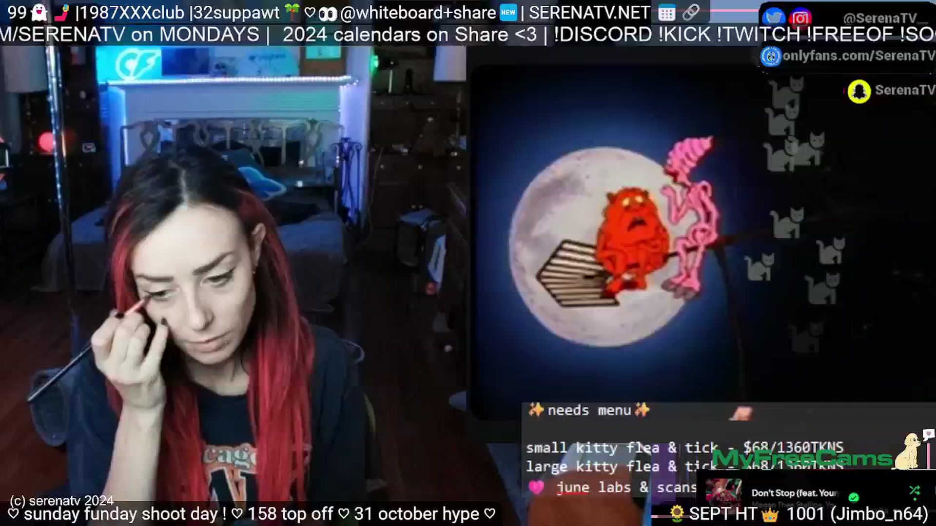 Gallery image thumbnail from serenatv's myfreecams stream on, 09/29/2024, 20:03 image 4 of 20