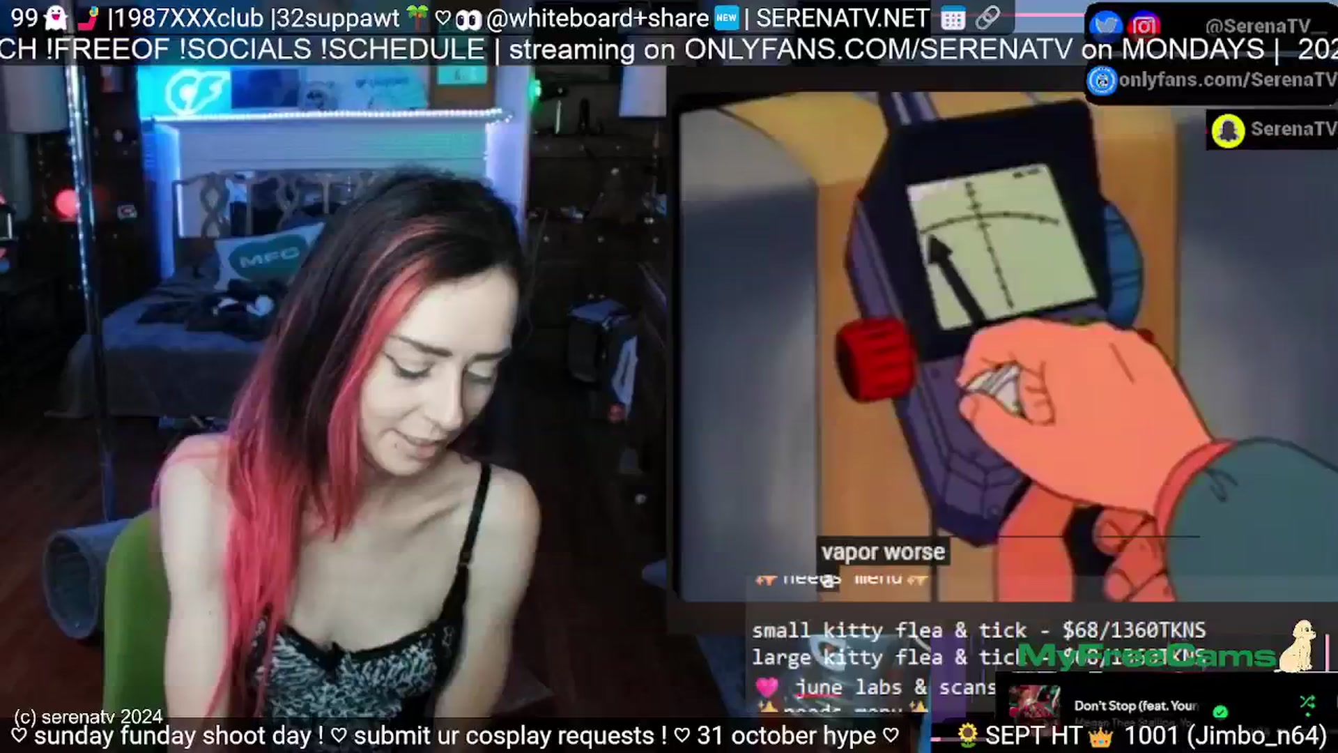 Gallery image thumbnail from serenatv's myfreecams stream on, 09/29/2024, 20:03 image 11 of 20