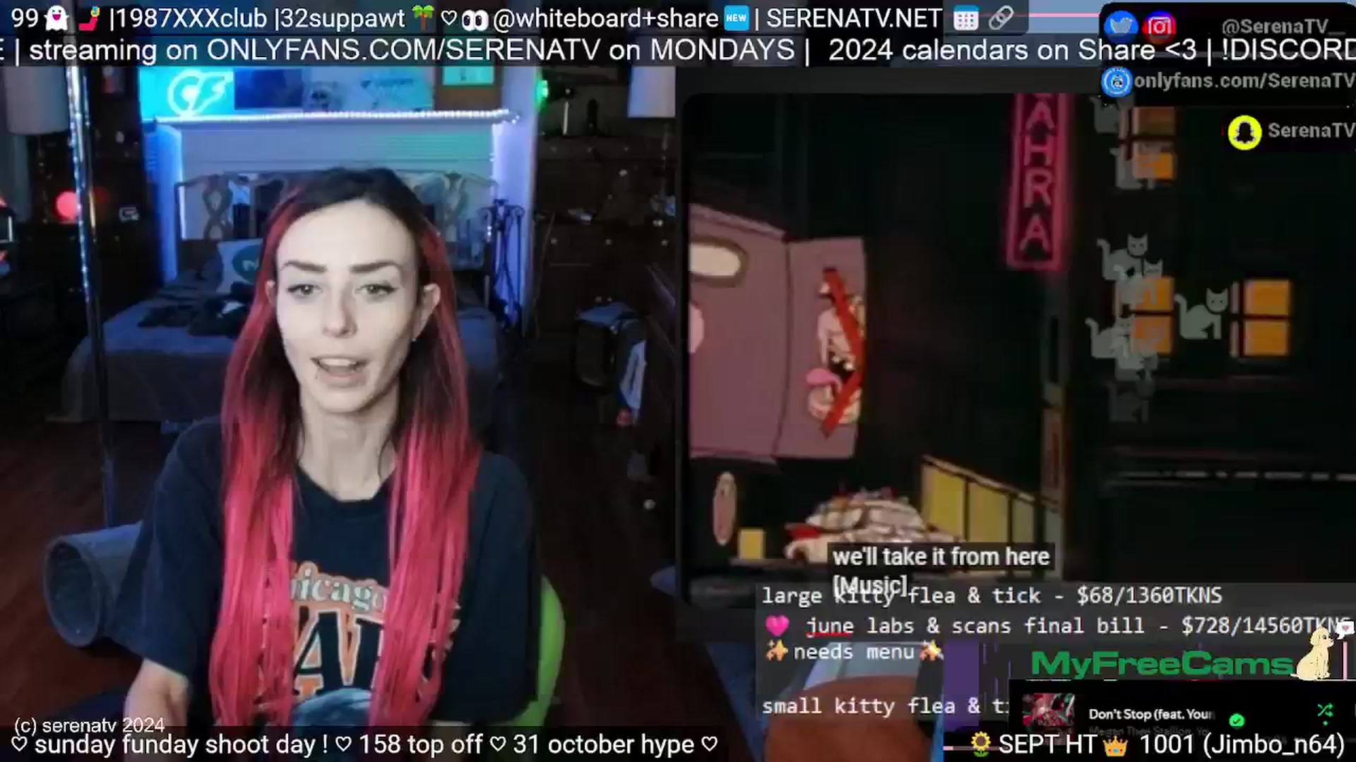 Gallery image thumbnail from serenatv's myfreecams stream on, 09/29/2024, 20:03 image 5 of 20