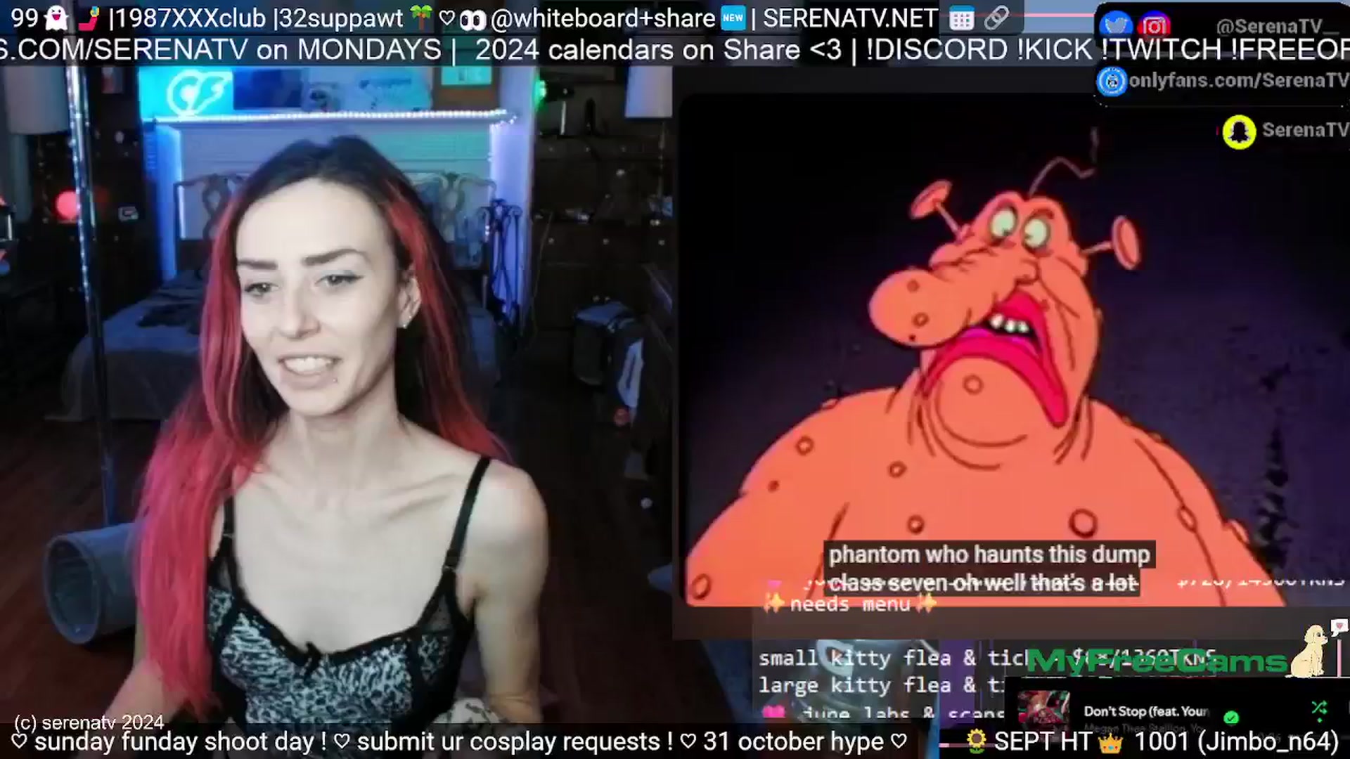 Gallery image thumbnail from serenatv's myfreecams stream on, 09/29/2024, 20:03 image 9 of 20