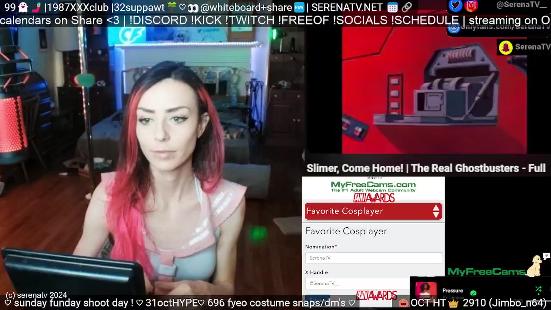 Gallery image thumbnail from serenatv's myfreecams stream on, 10/06/2024, 19:10 image 13 of 20