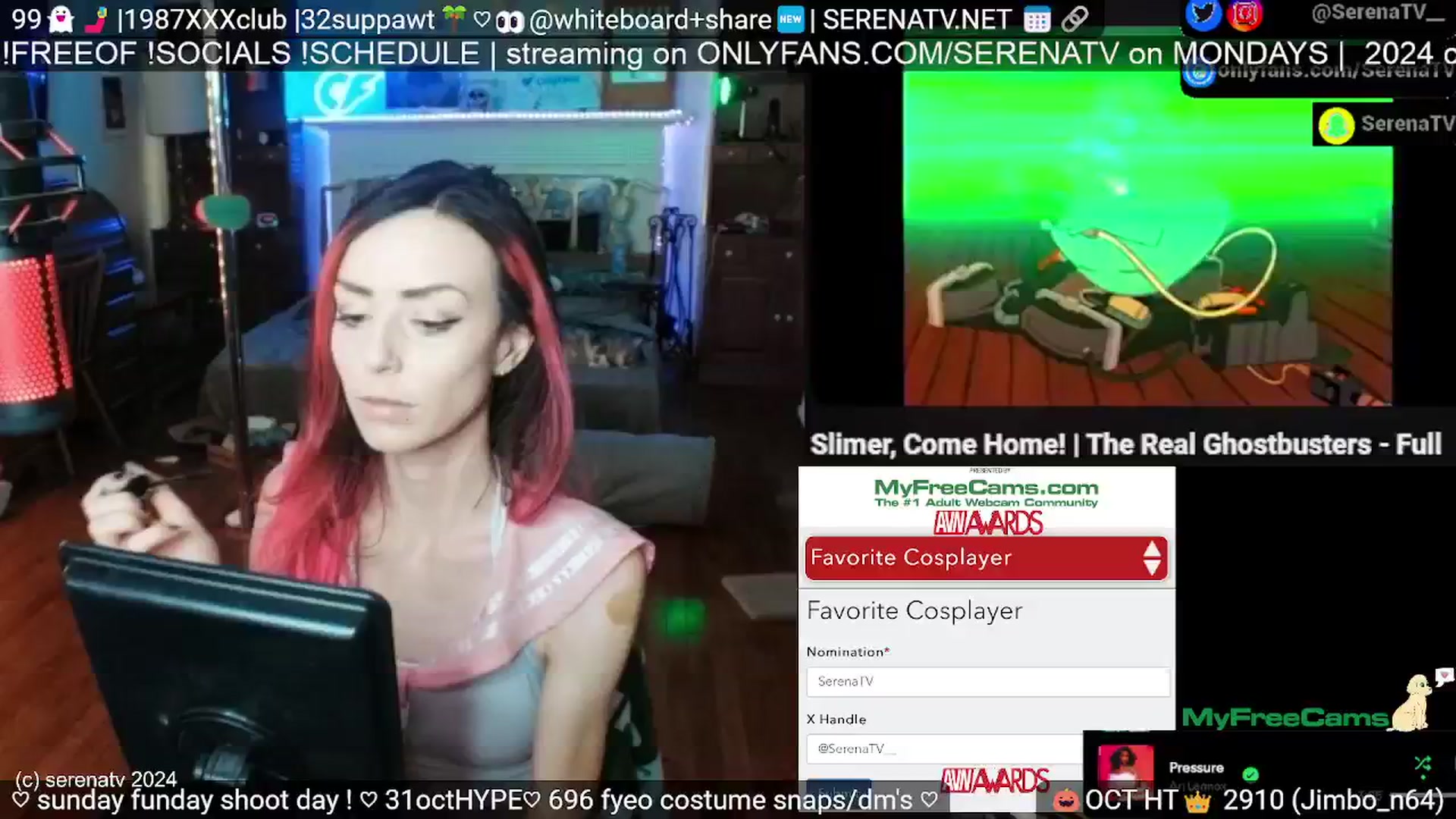 Gallery image thumbnail from serenatv's myfreecams stream on, 10/06/2024, 19:10 image 11 of 20