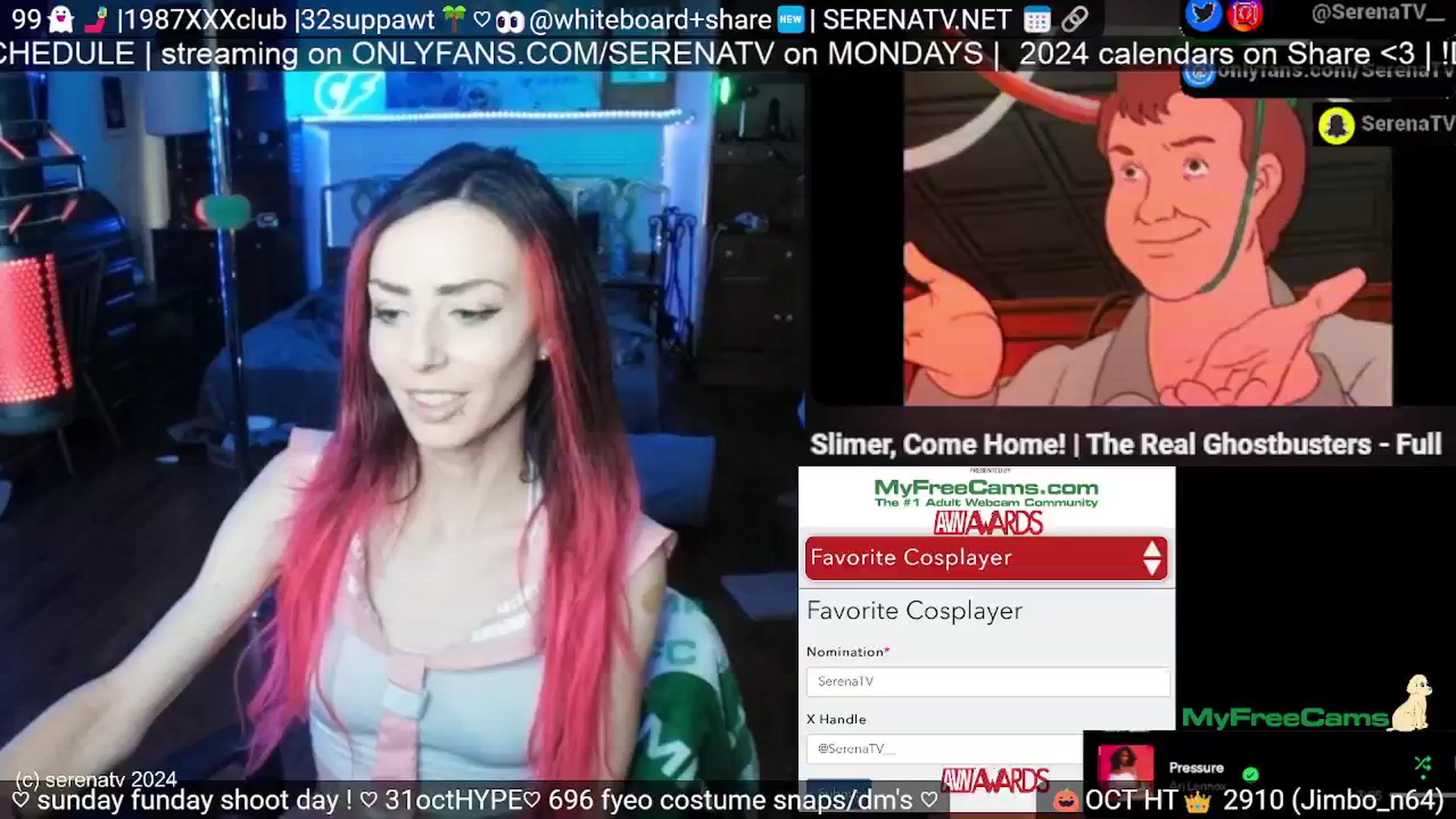 Gallery image thumbnail from serenatv's myfreecams stream on, 10/06/2024, 19:10 image 16 of 20