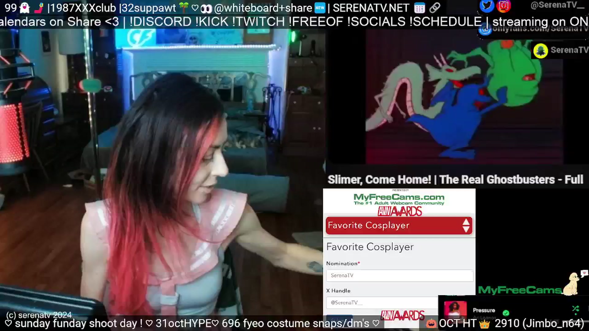 Gallery image thumbnail from serenatv's myfreecams stream on, 10/06/2024, 19:10 image 7 of 20