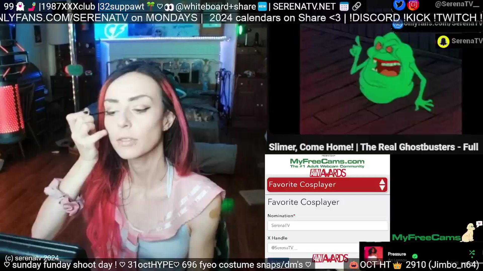 Gallery image thumbnail from serenatv's myfreecams stream on, 10/06/2024, 19:10 image 9 of 20