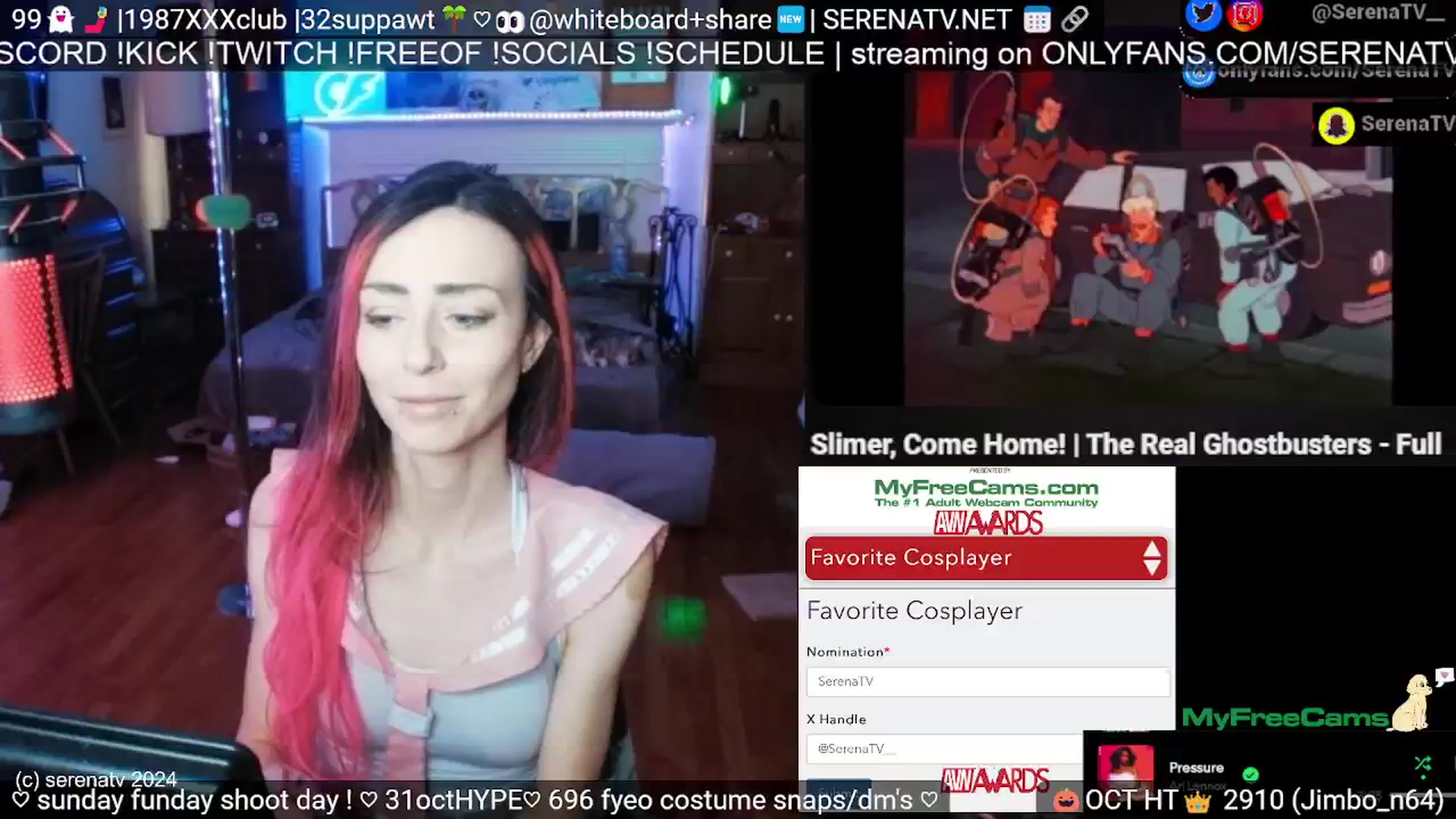 Gallery image thumbnail from serenatv's myfreecams stream on, 10/06/2024, 19:10 image 6 of 20