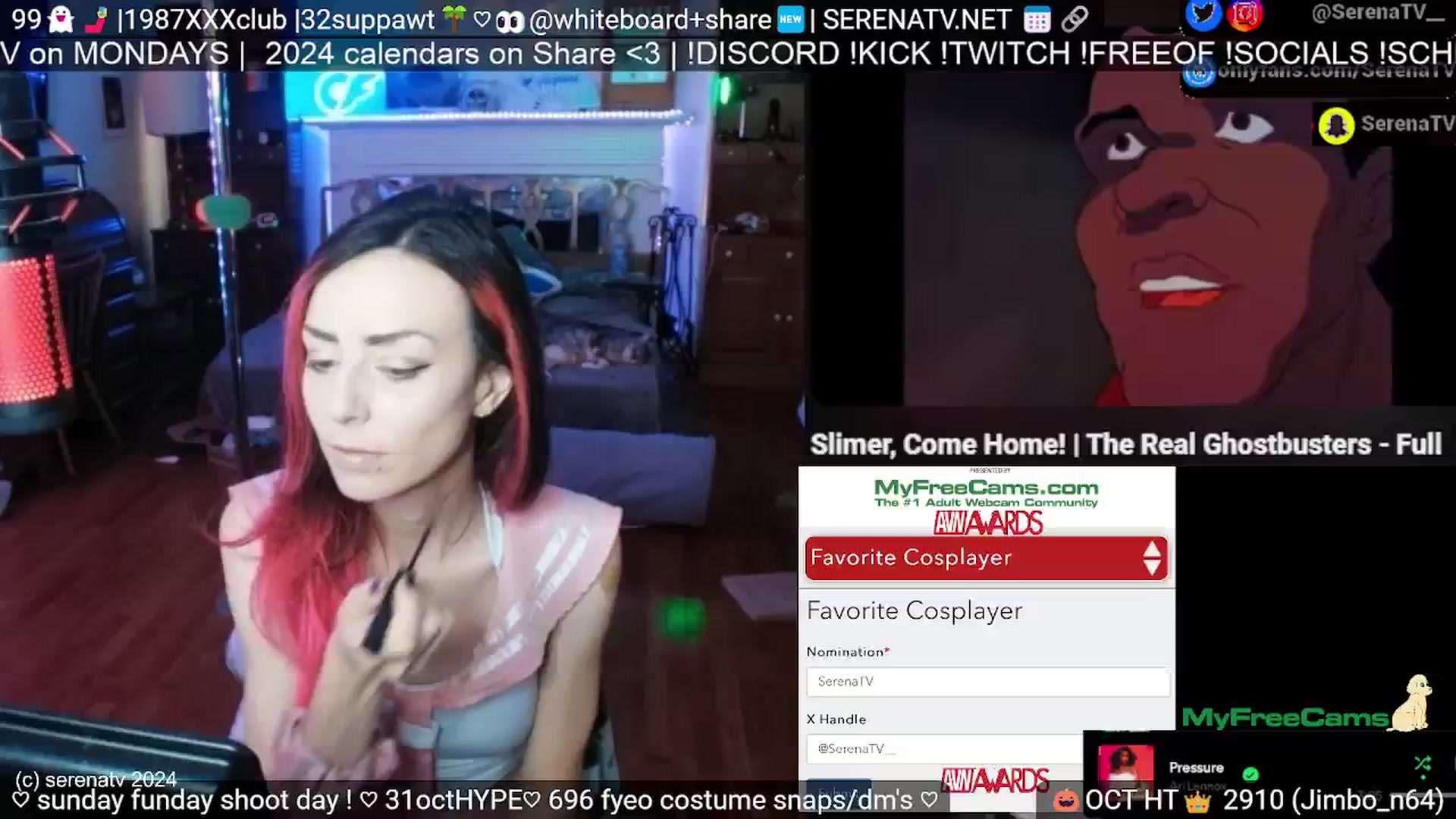 Gallery image thumbnail from serenatv's myfreecams stream on, 10/06/2024, 19:10 image 8 of 20