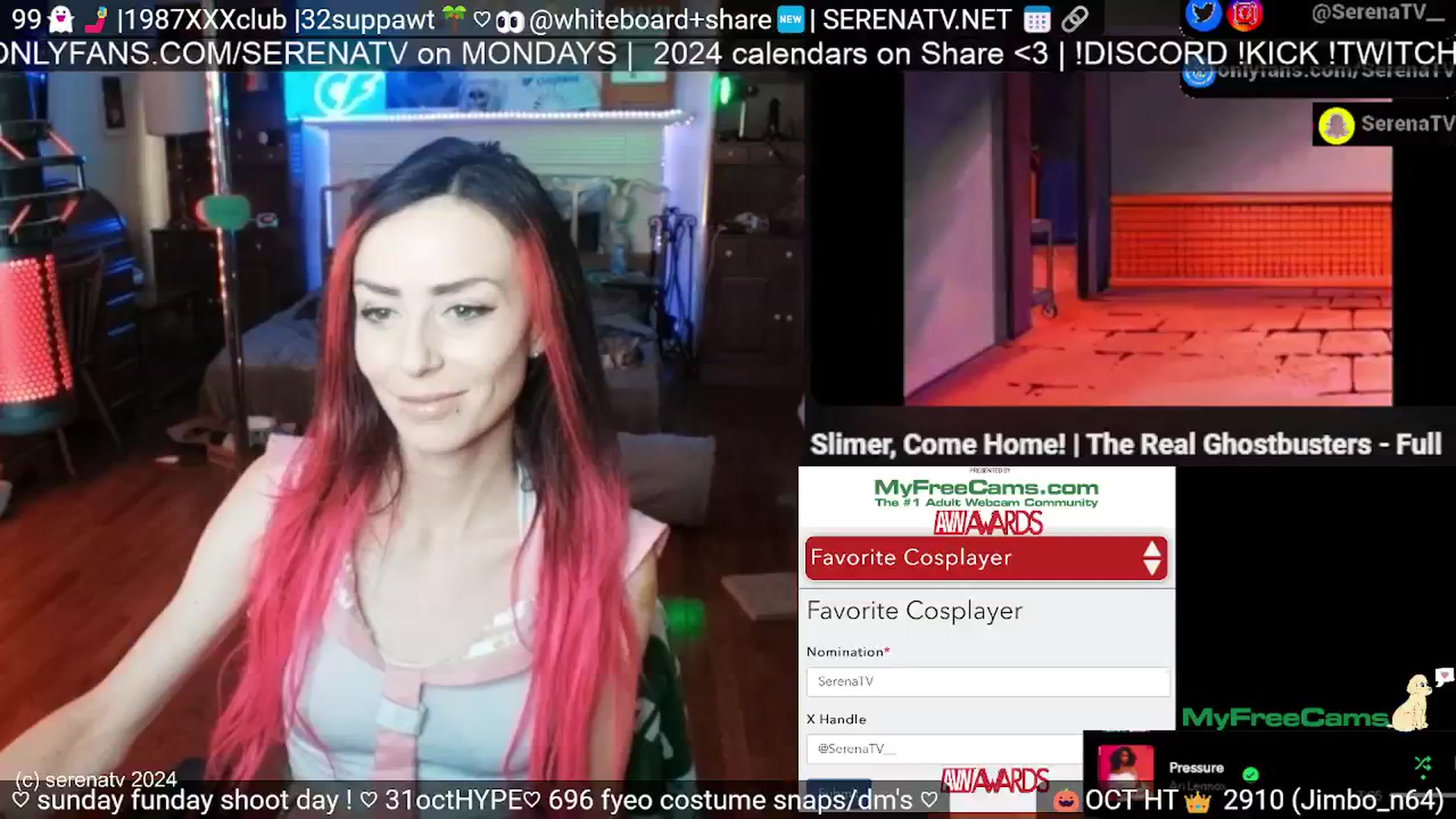 Gallery image thumbnail from serenatv's myfreecams stream on, 10/06/2024, 19:10 image 15 of 20