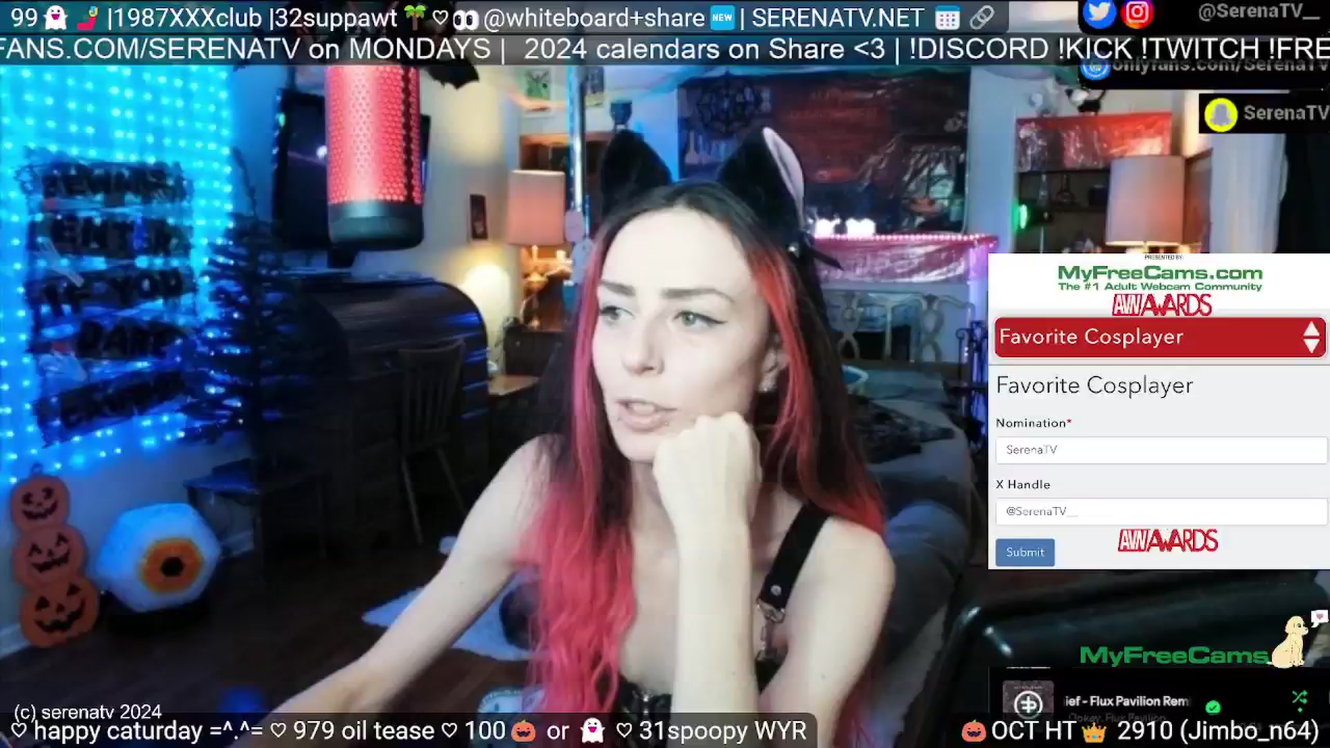 Gallery image thumbnail from serenatv's myfreecams stream on, 10/12/2024, 19:59 image 8 of 20