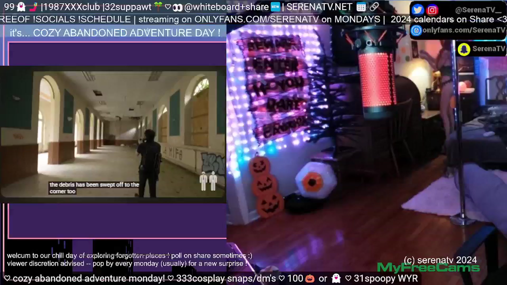 Gallery image thumbnail from serenatv's myfreecams stream on, 10/14/2024, 19:13 image 6 of 20