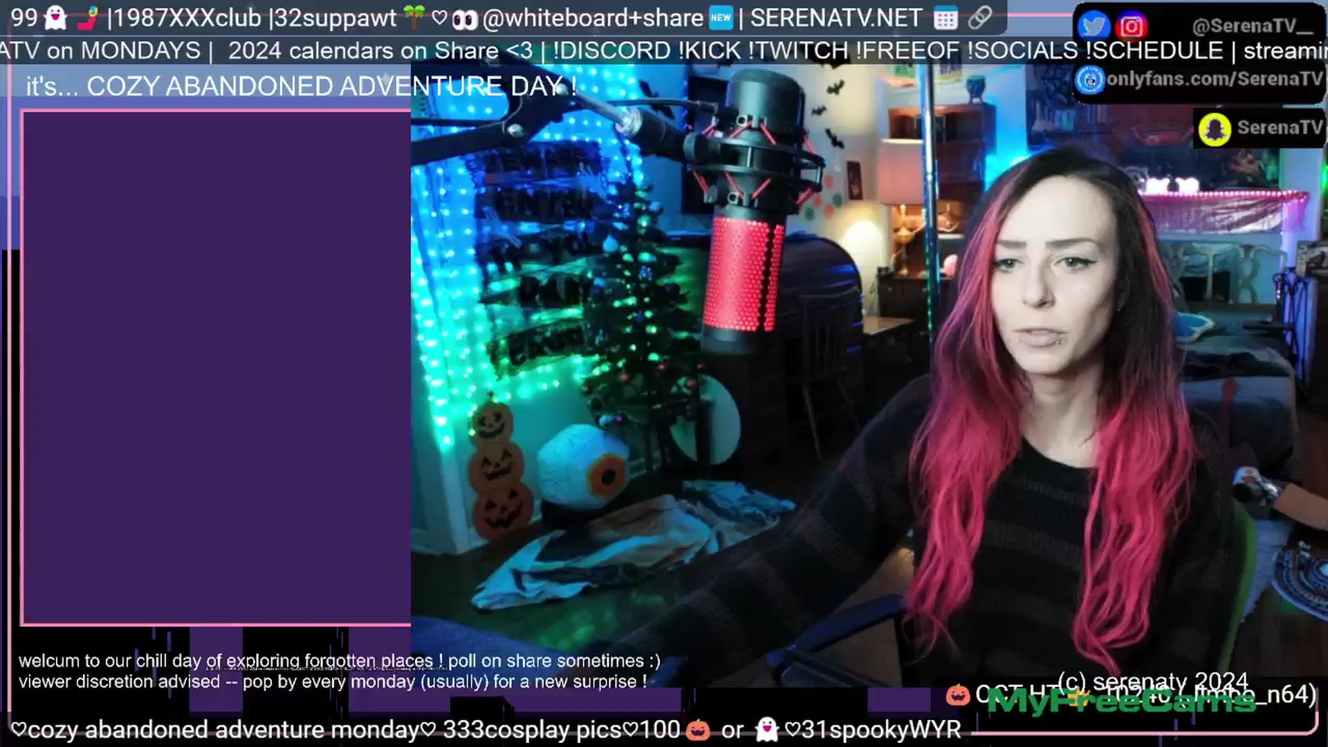 Gallery image thumbnail from serenatv's myfreecams stream on, 10/21/2024, 18:20 image 20 of 20