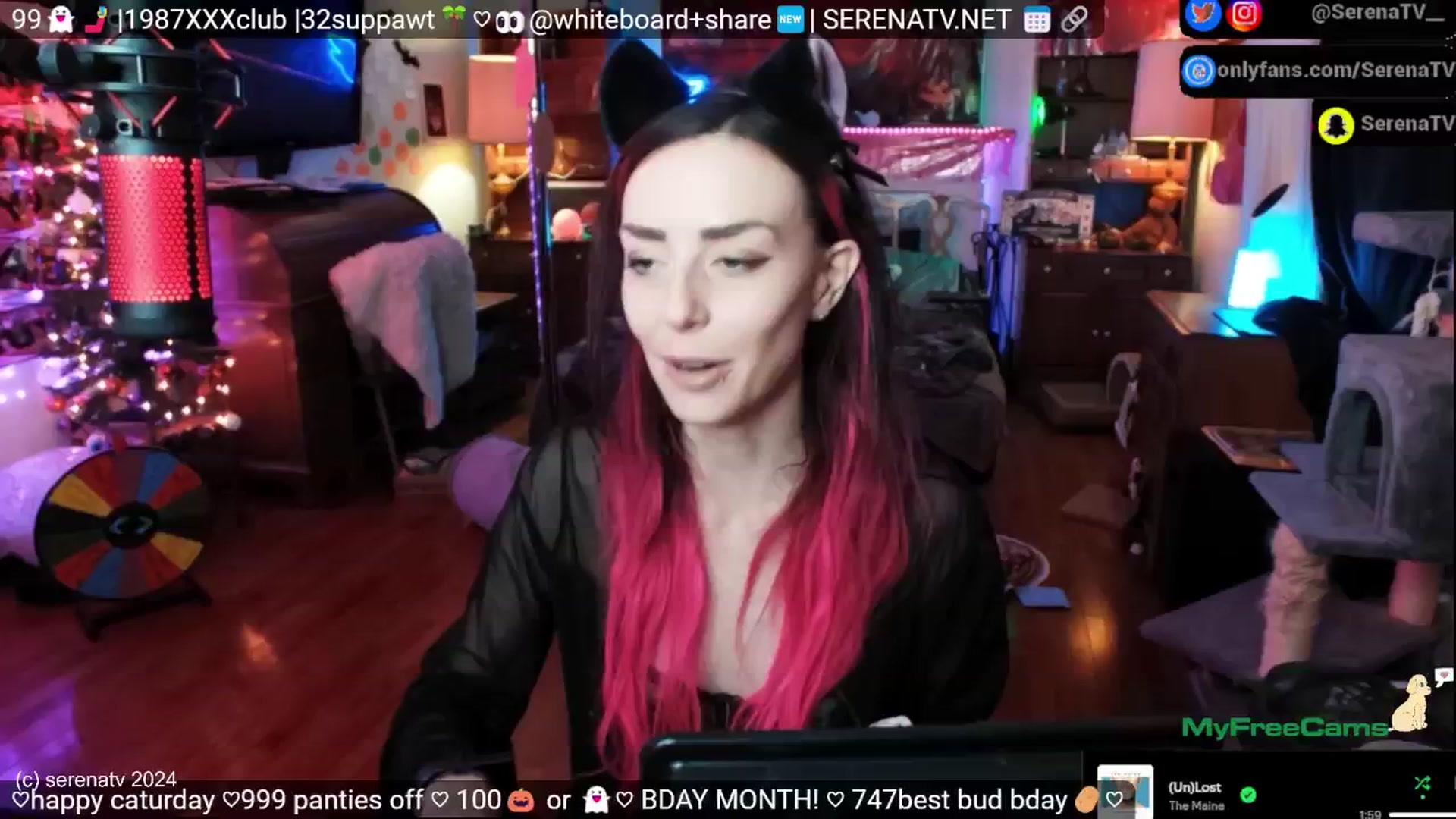 Gallery image thumbnail from serenatv's myfreecams stream on, 11/09/2024, 20:27 image 7 of 20