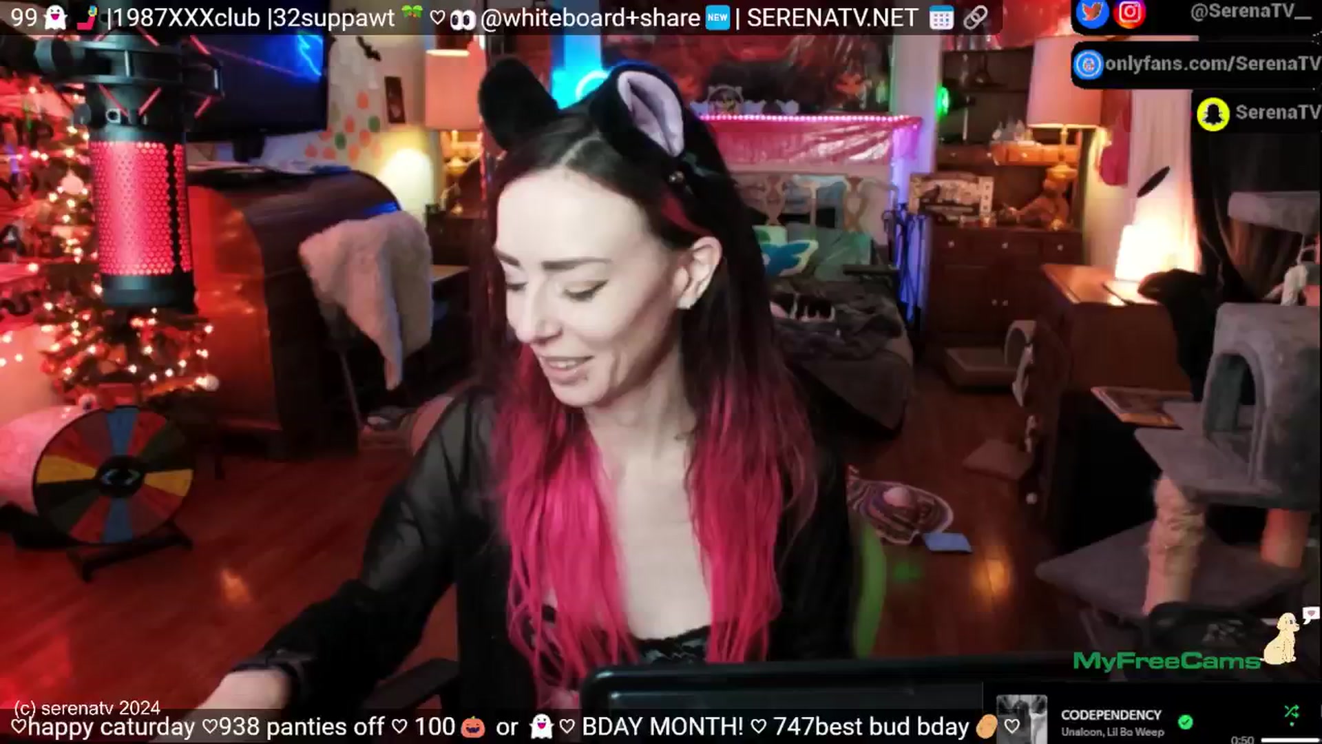 Gallery image thumbnail from serenatv's myfreecams stream on, 11/09/2024, 20:27 image 10 of 20