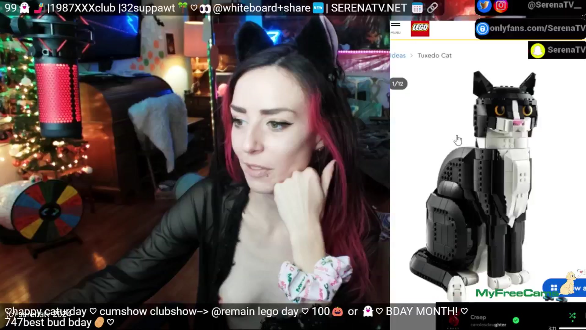Gallery image thumbnail from serenatv's myfreecams stream on, 11/09/2024, 20:27 image 20 of 20