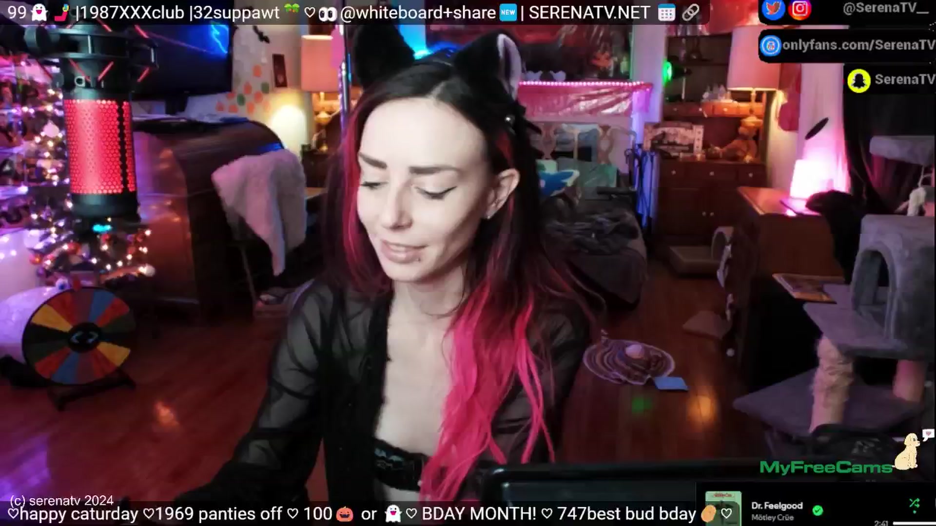 Gallery image thumbnail from serenatv's myfreecams stream on, 11/09/2024, 20:27 image 4 of 20