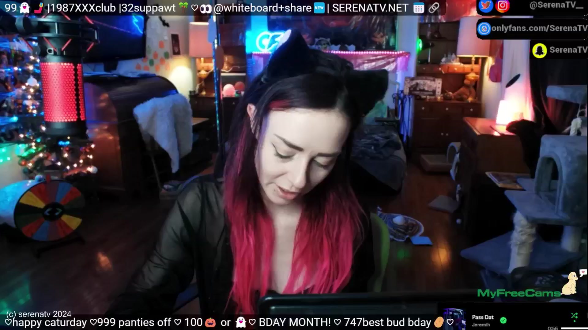 Gallery image thumbnail from serenatv's myfreecams stream on, 11/09/2024, 20:27 image 6 of 20