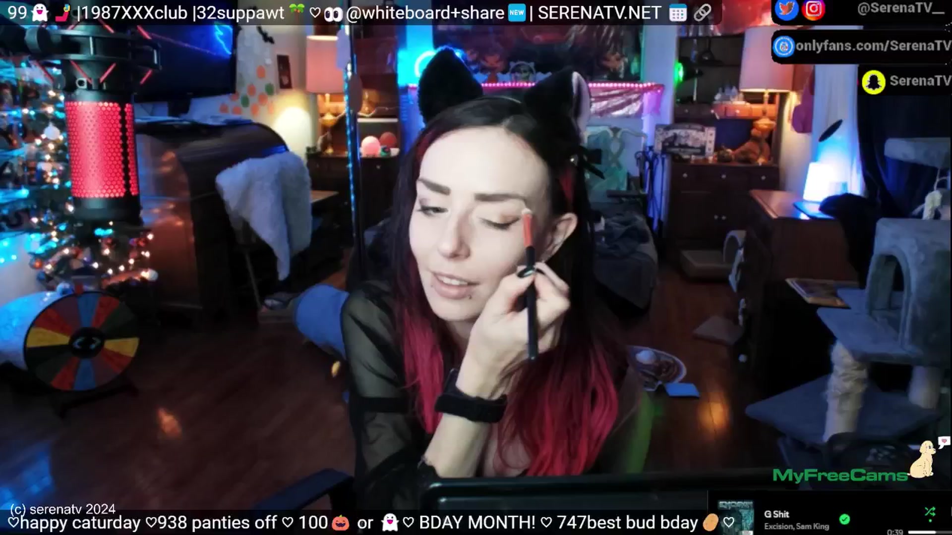 Gallery image thumbnail from serenatv's myfreecams stream on, 11/09/2024, 20:27 image 9 of 20