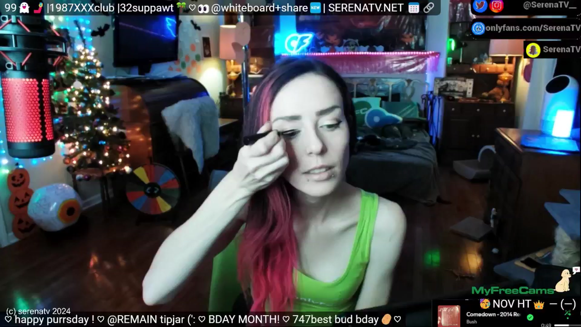 Gallery image thumbnail from serenatv's myfreecams stream on, 11/21/2024, 19:53 image 16 of 20