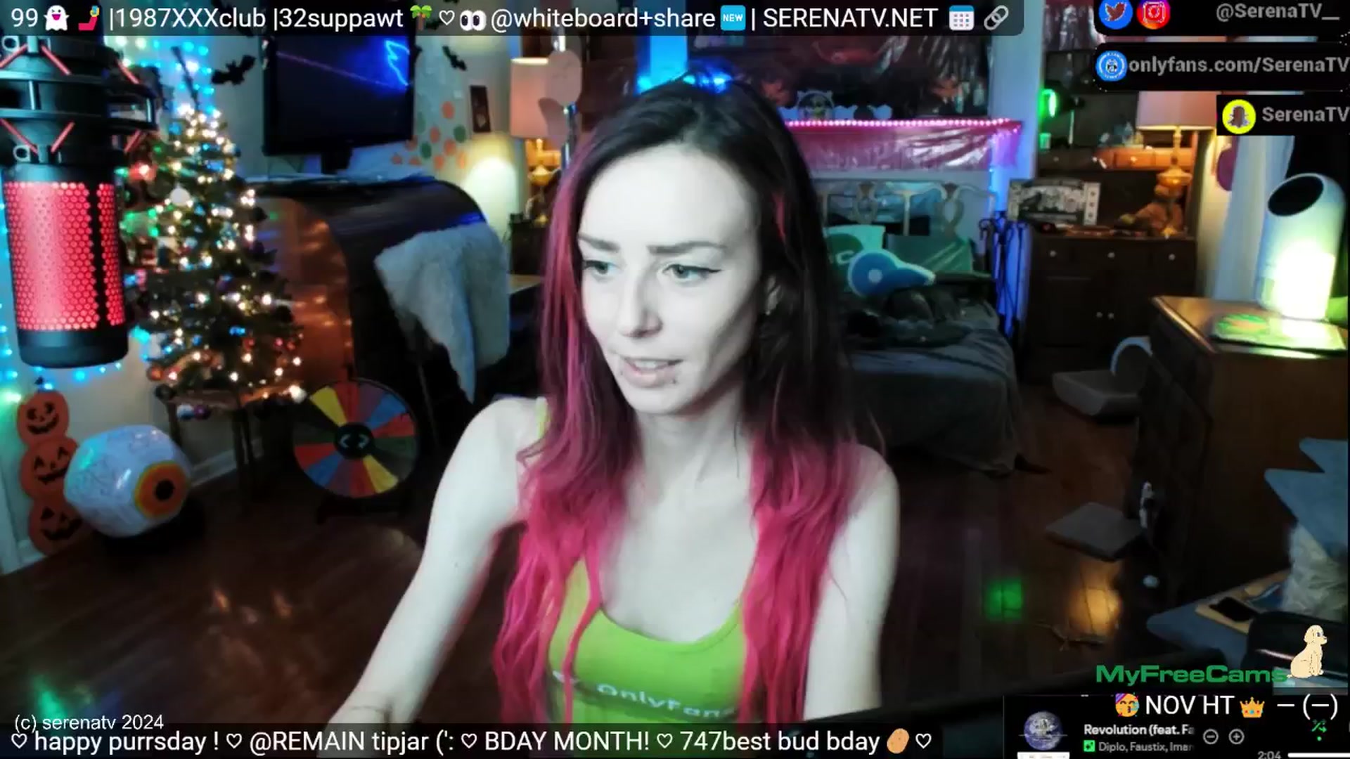 Gallery image thumbnail from serenatv's myfreecams stream on, 11/21/2024, 19:53 image 8 of 20