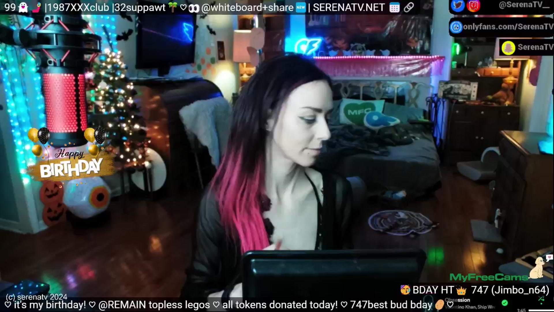 Gallery image thumbnail from serenatv's myfreecams stream on, 11/23/2024, 21:59 image 8 of 20