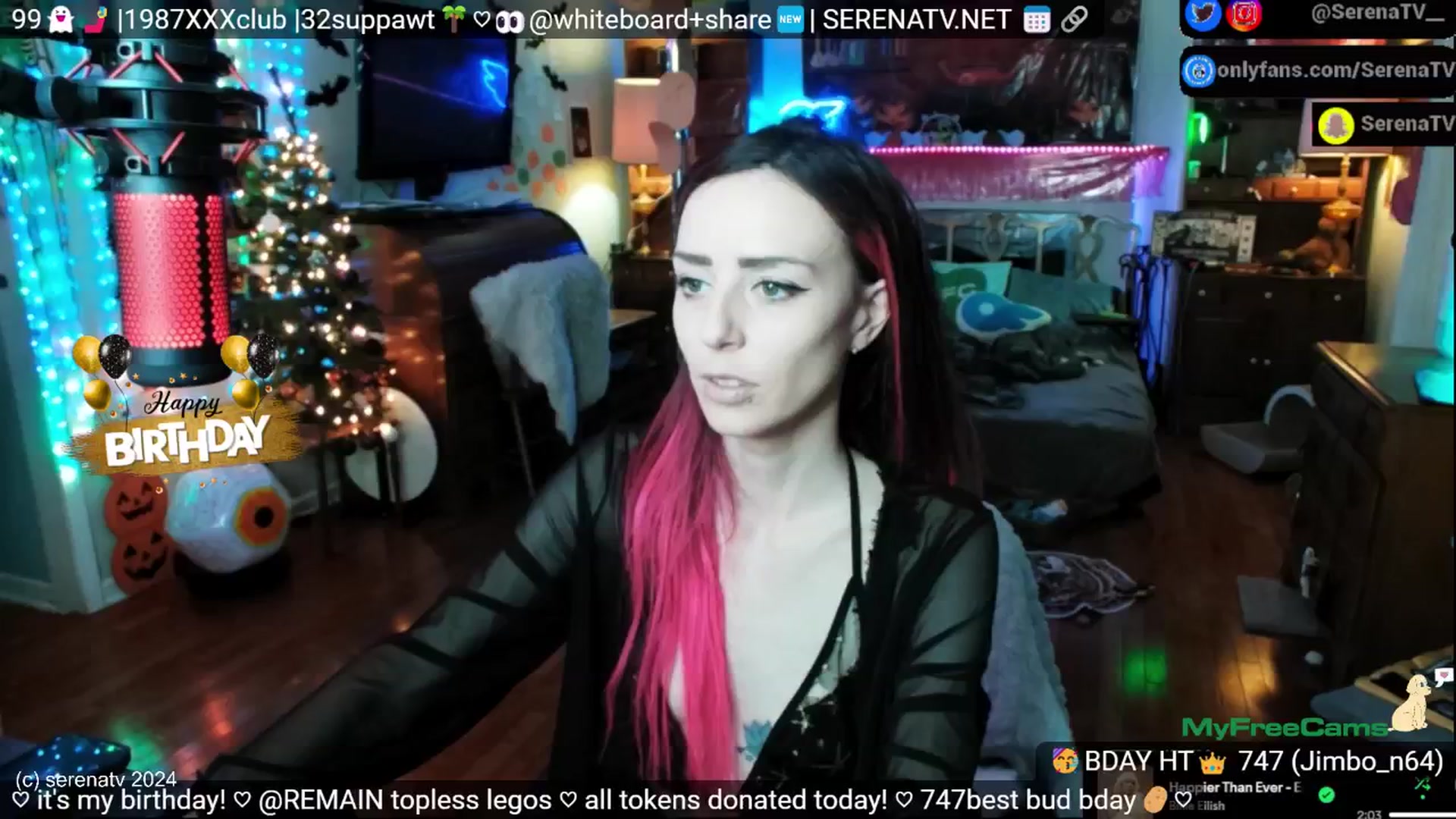Gallery image thumbnail from serenatv's myfreecams stream on, 11/23/2024, 21:59 image 10 of 20