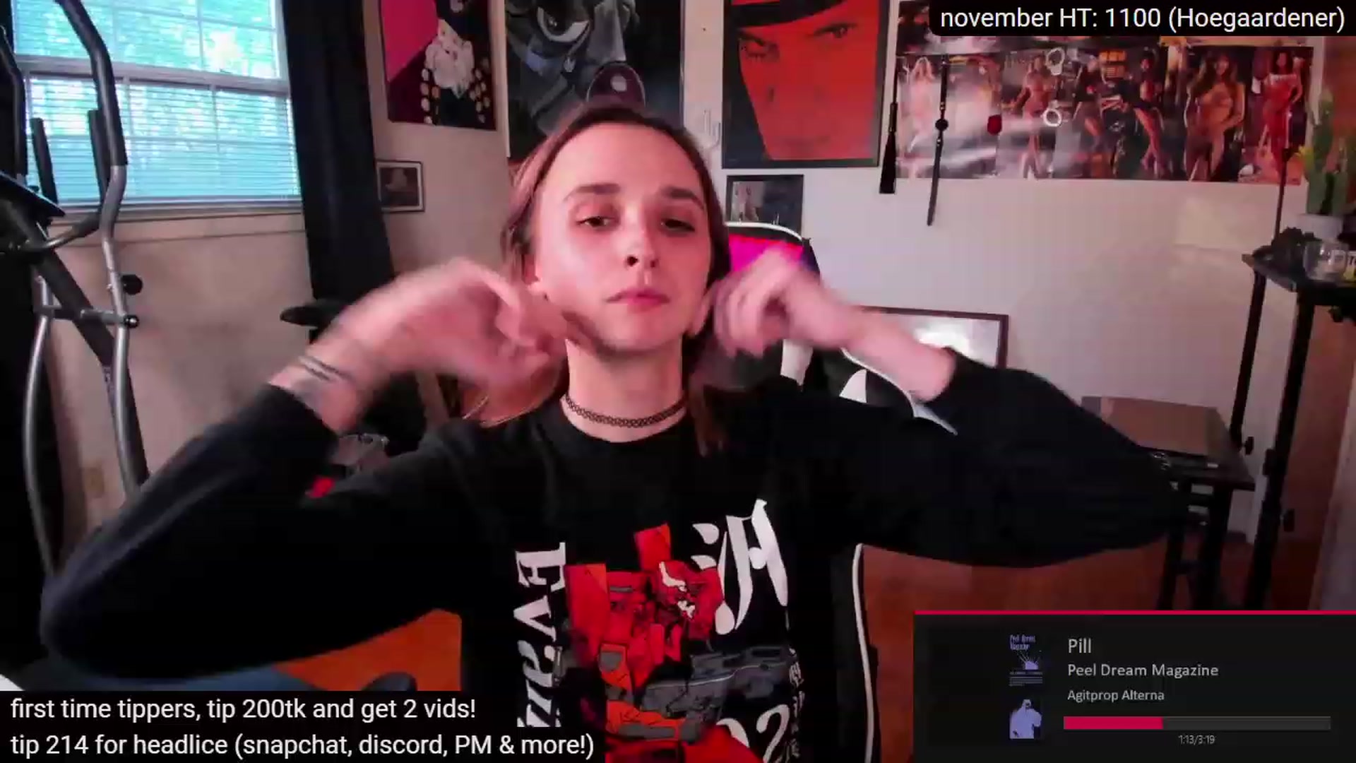 Gallery image thumbnail from sickgrrl's myfreecams stream on, 11/27/2022, 23:03 image 5 of 20