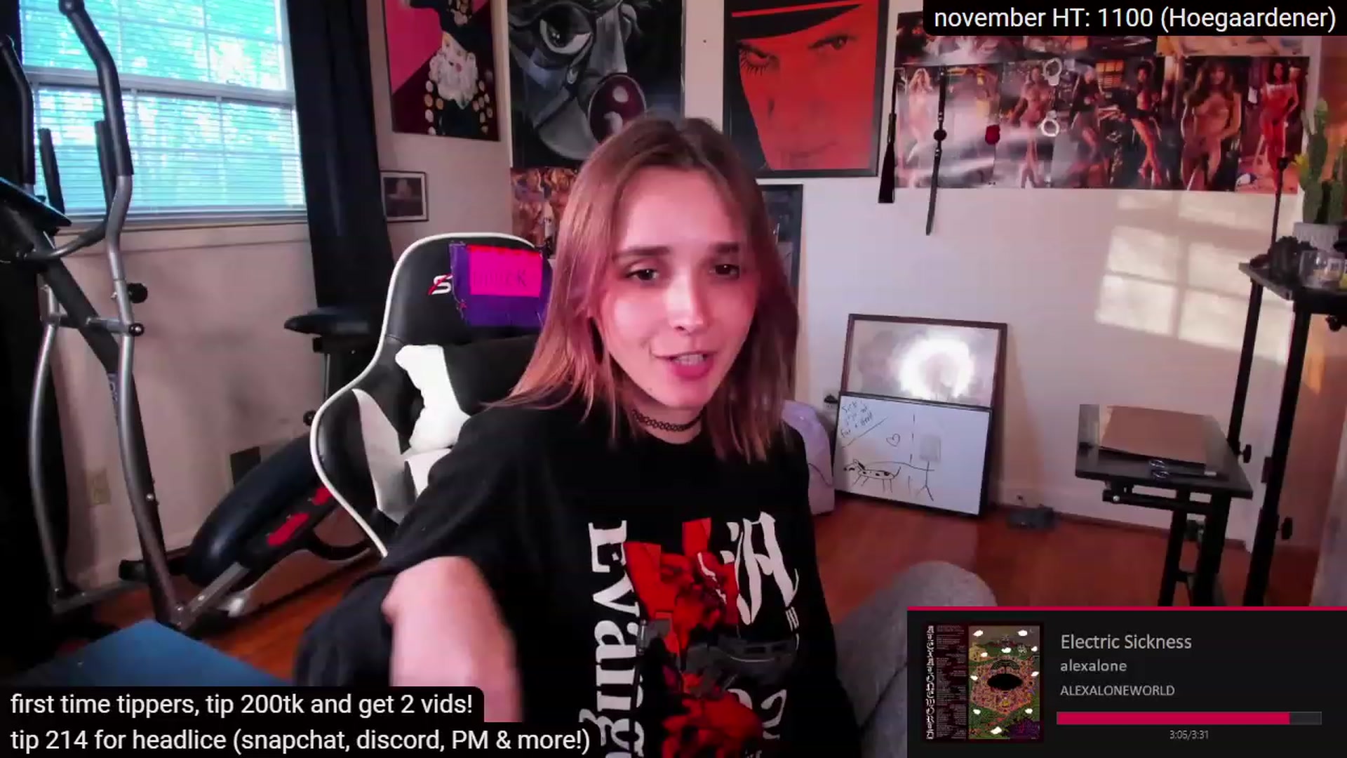 Gallery image thumbnail from sickgrrl's myfreecams stream on, 11/27/2022, 23:03 image 3 of 20
