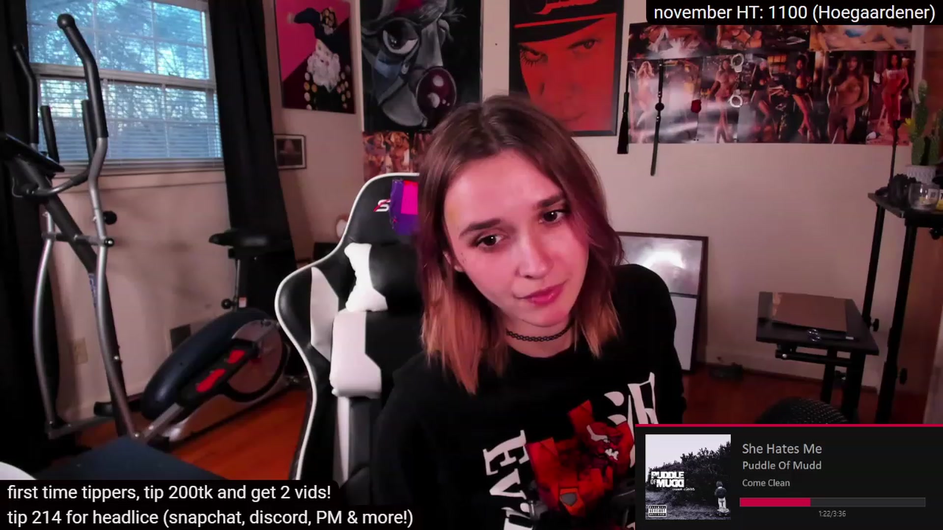 Gallery image thumbnail from sickgrrl's myfreecams stream on, 11/27/2022, 23:03 image 11 of 20