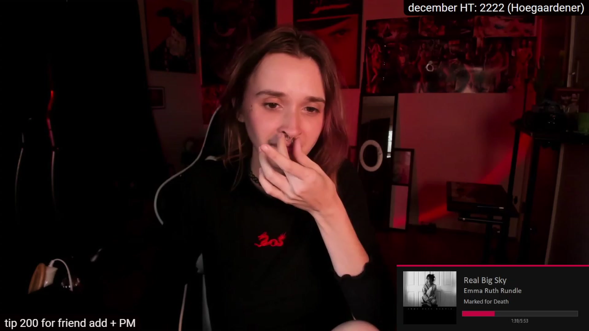 Gallery image thumbnail from sickgrrl's myfreecams stream on, 12/10/2022, 20:59 image 13 of 20