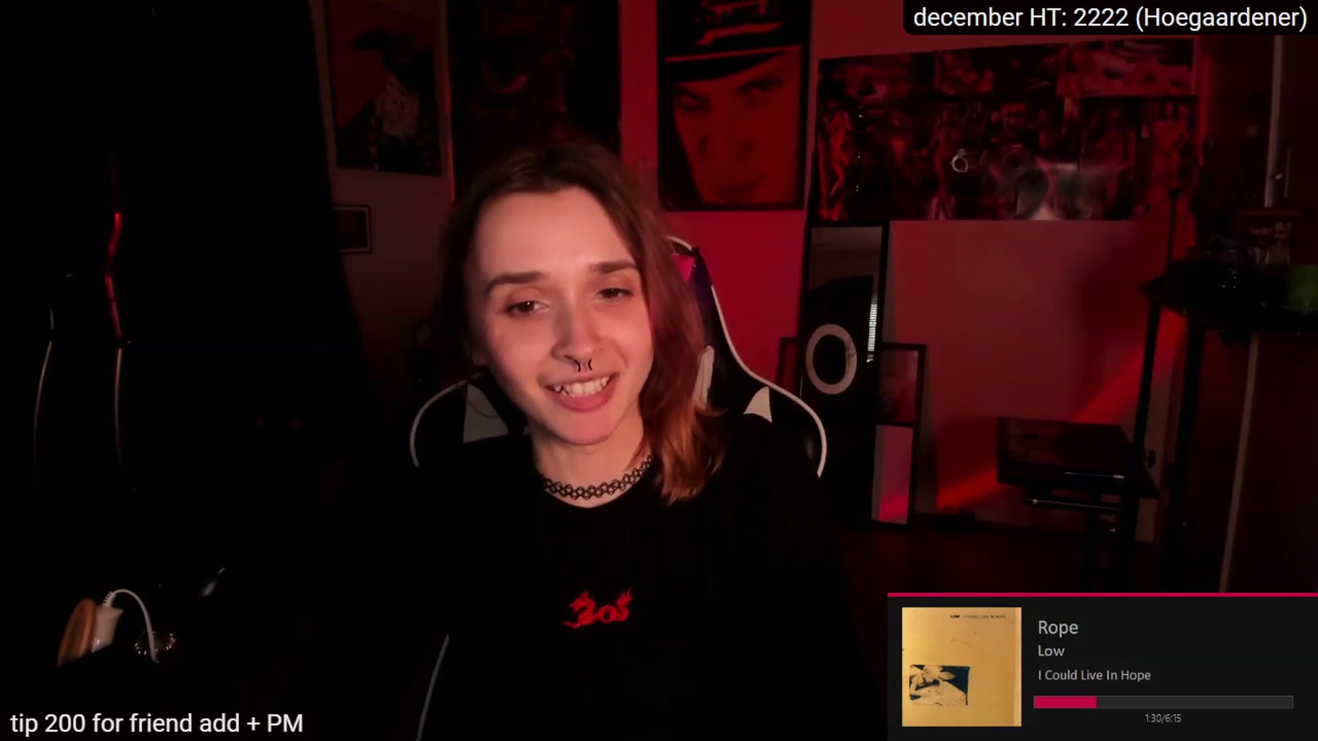 Gallery image thumbnail from sickgrrl's myfreecams stream on, 12/10/2022, 20:59 image 20 of 20