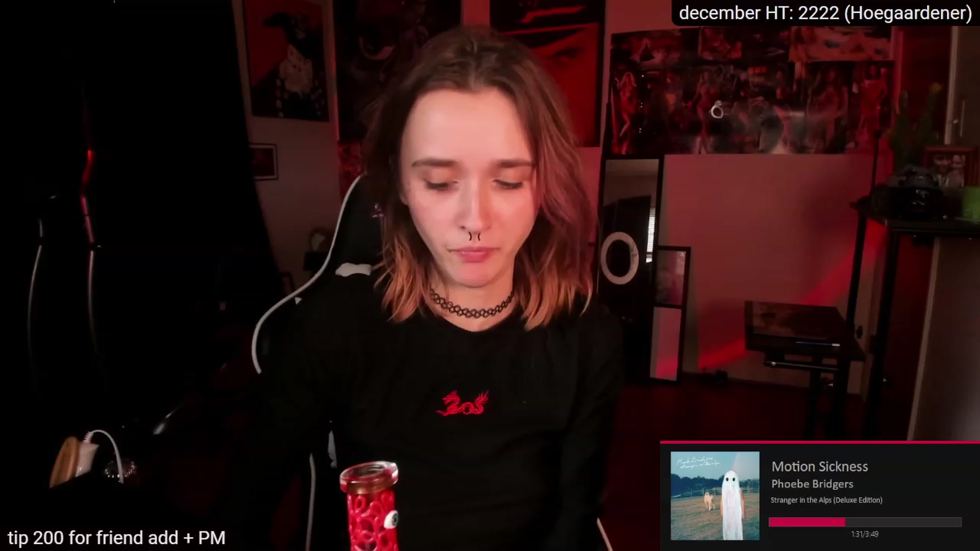 Gallery image thumbnail from sickgrrl's myfreecams stream on, 12/10/2022, 20:59 image 6 of 20