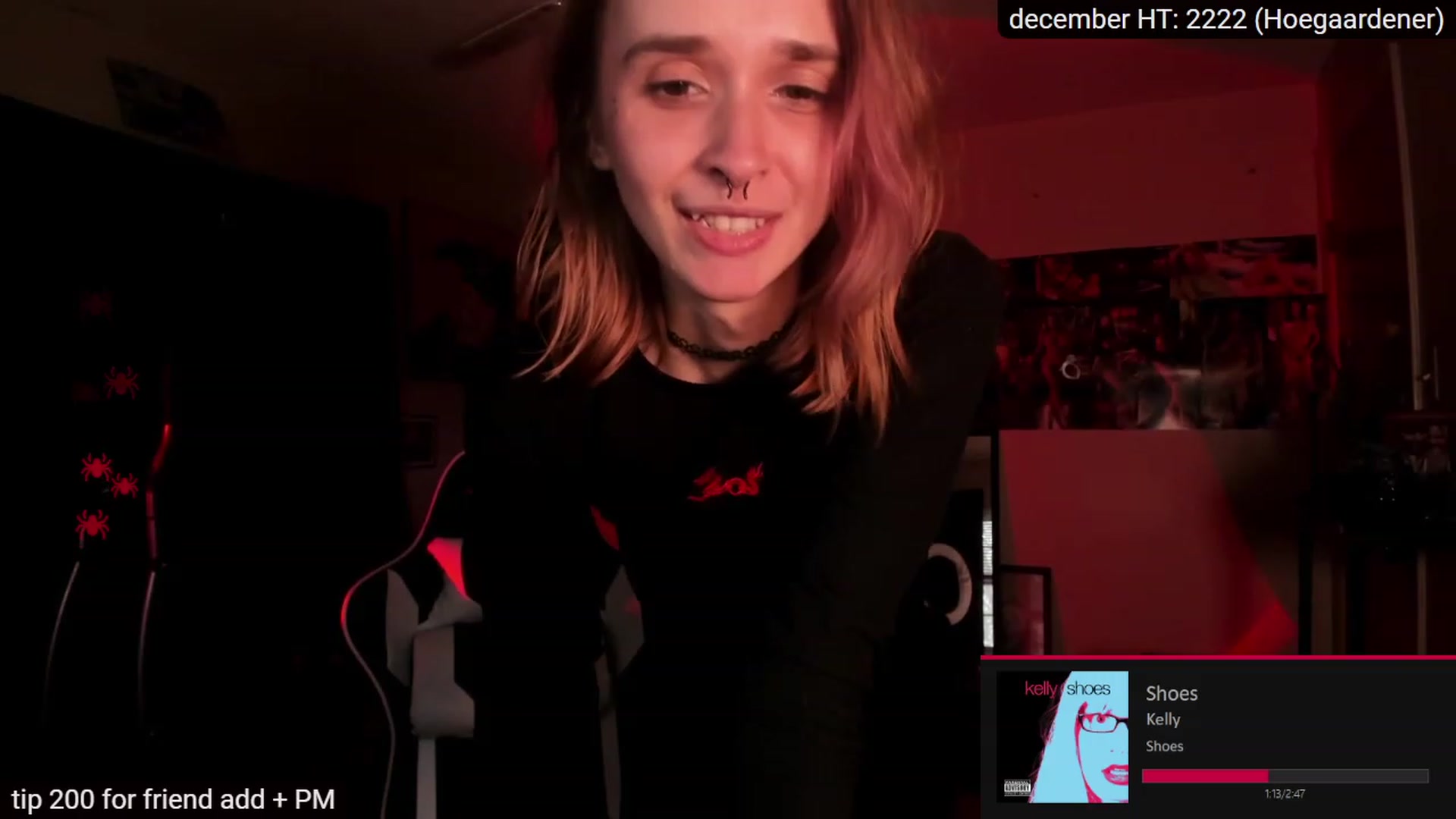 Gallery image thumbnail from sickgrrl's myfreecams stream on, 12/10/2022, 20:59 image 18 of 20