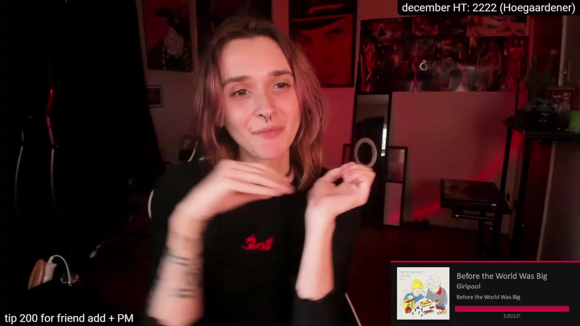 Gallery image thumbnail from sickgrrl's myfreecams stream on, 12/10/2022, 20:59 image 5 of 20