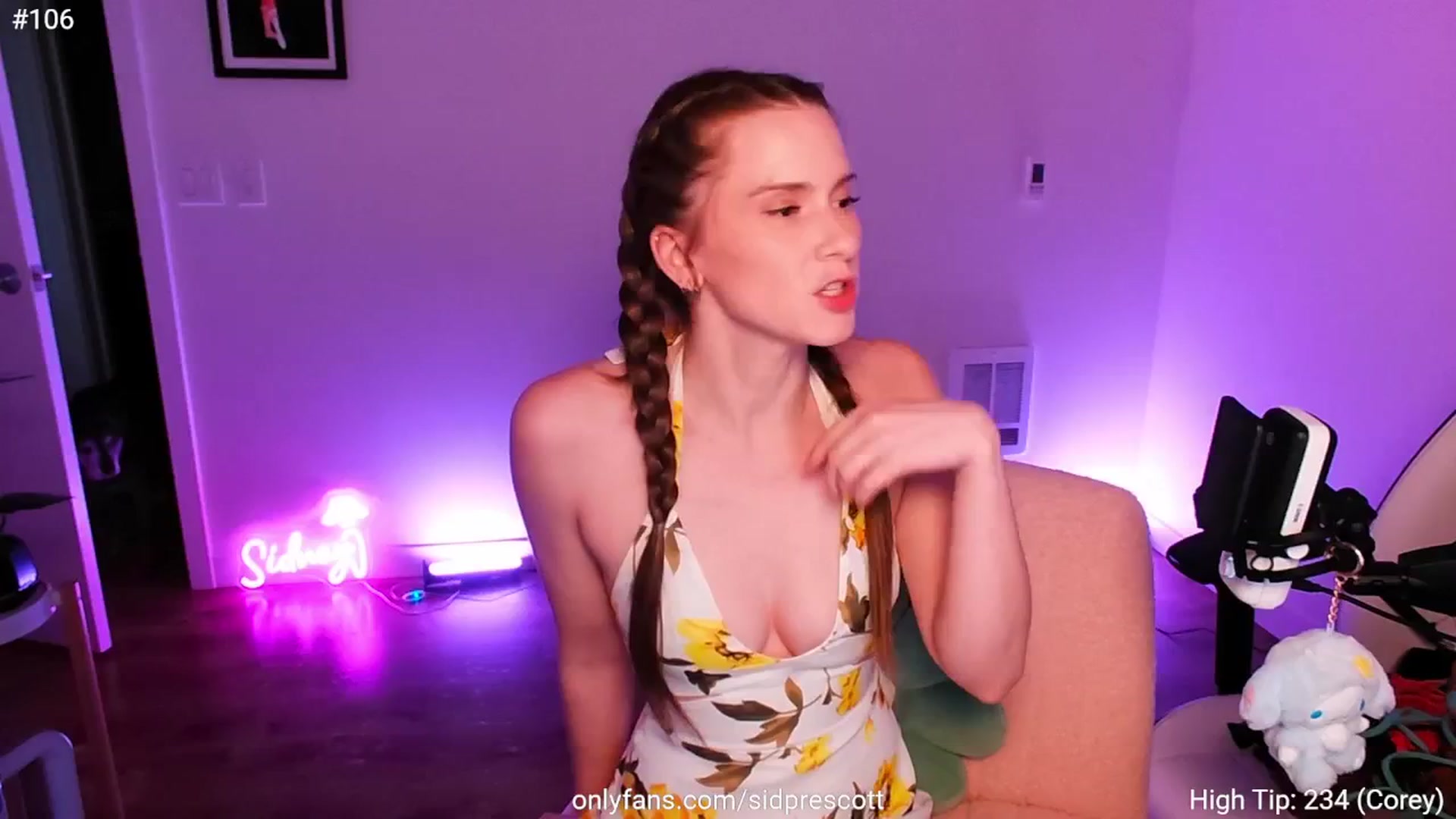 Gallery image thumbnail from sid_ney's myfreecams stream on, 04/07/2025, 01:32 image 14 of 20