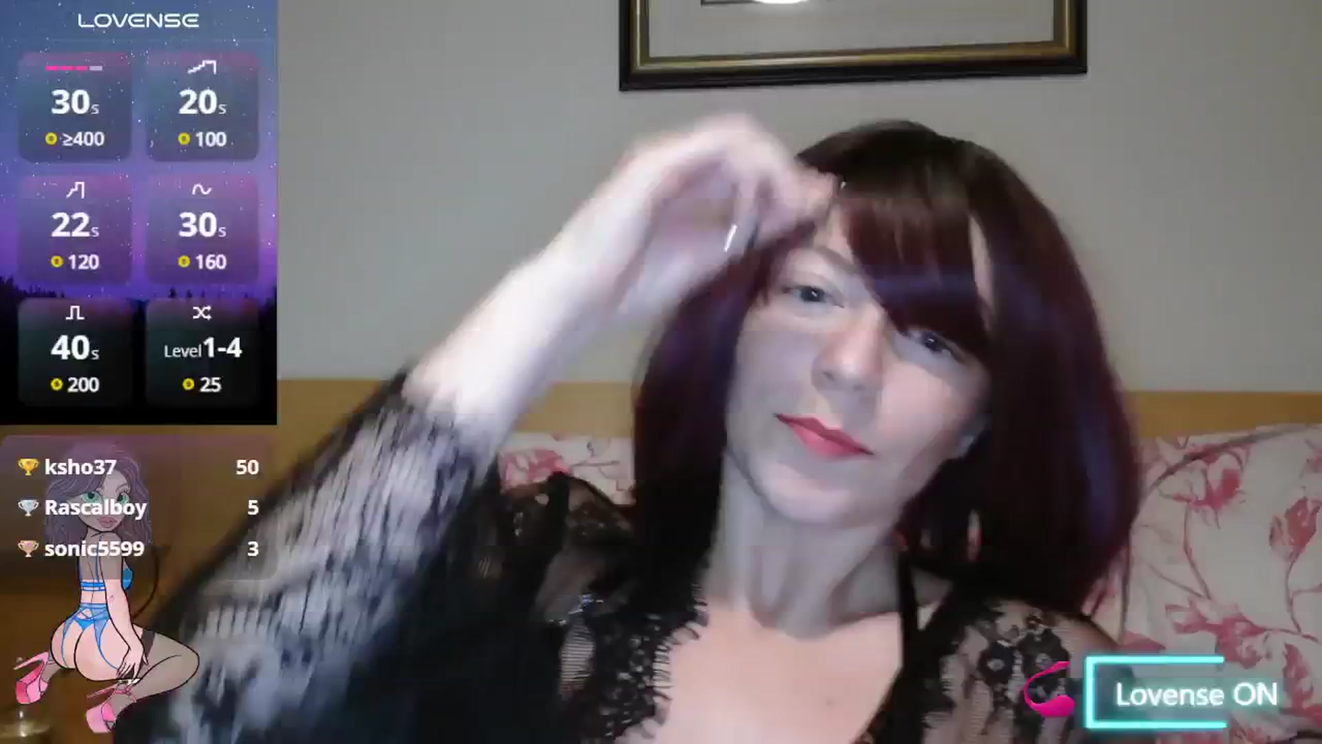 Gallery image thumbnail from size2shoes's myfreecams stream on, 09/25/2024, 20:11 image 19 of 20