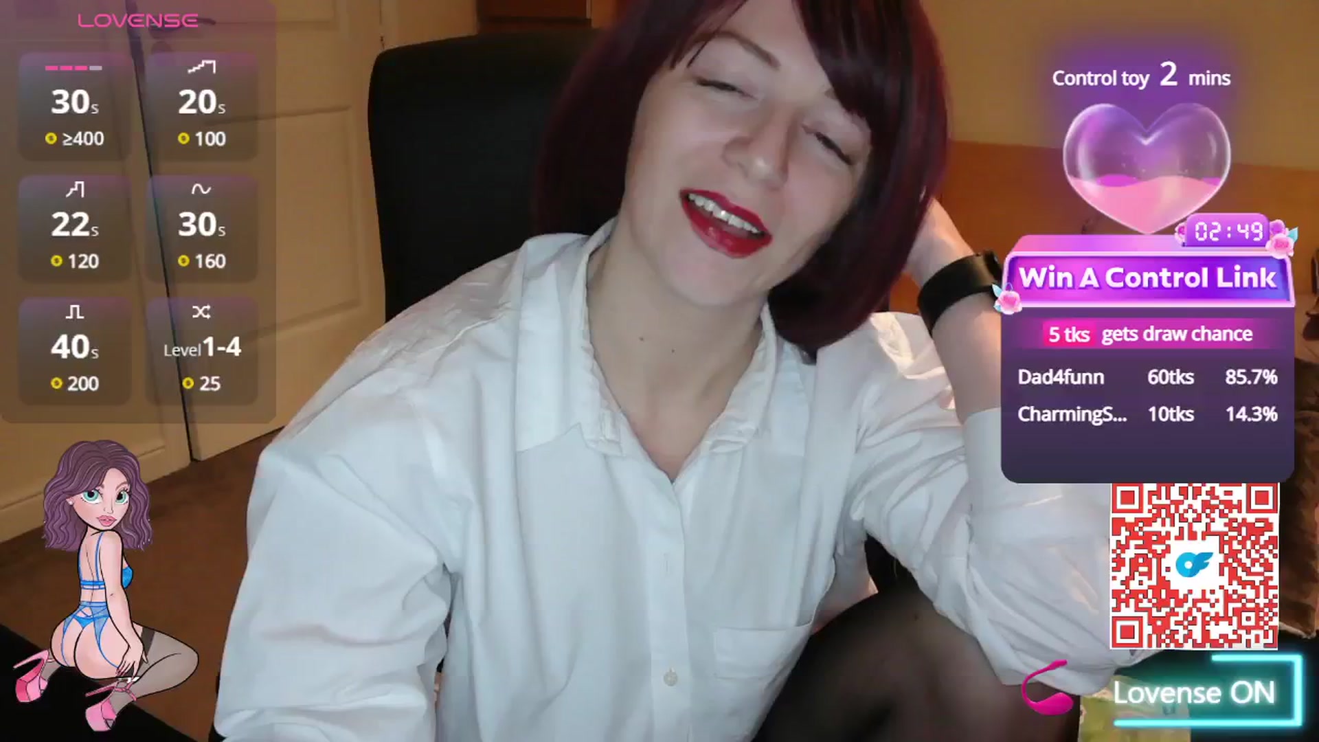 Gallery image thumbnail from size2shoes's myfreecams stream on, 11/05/2024, 19:11 image 5 of 20