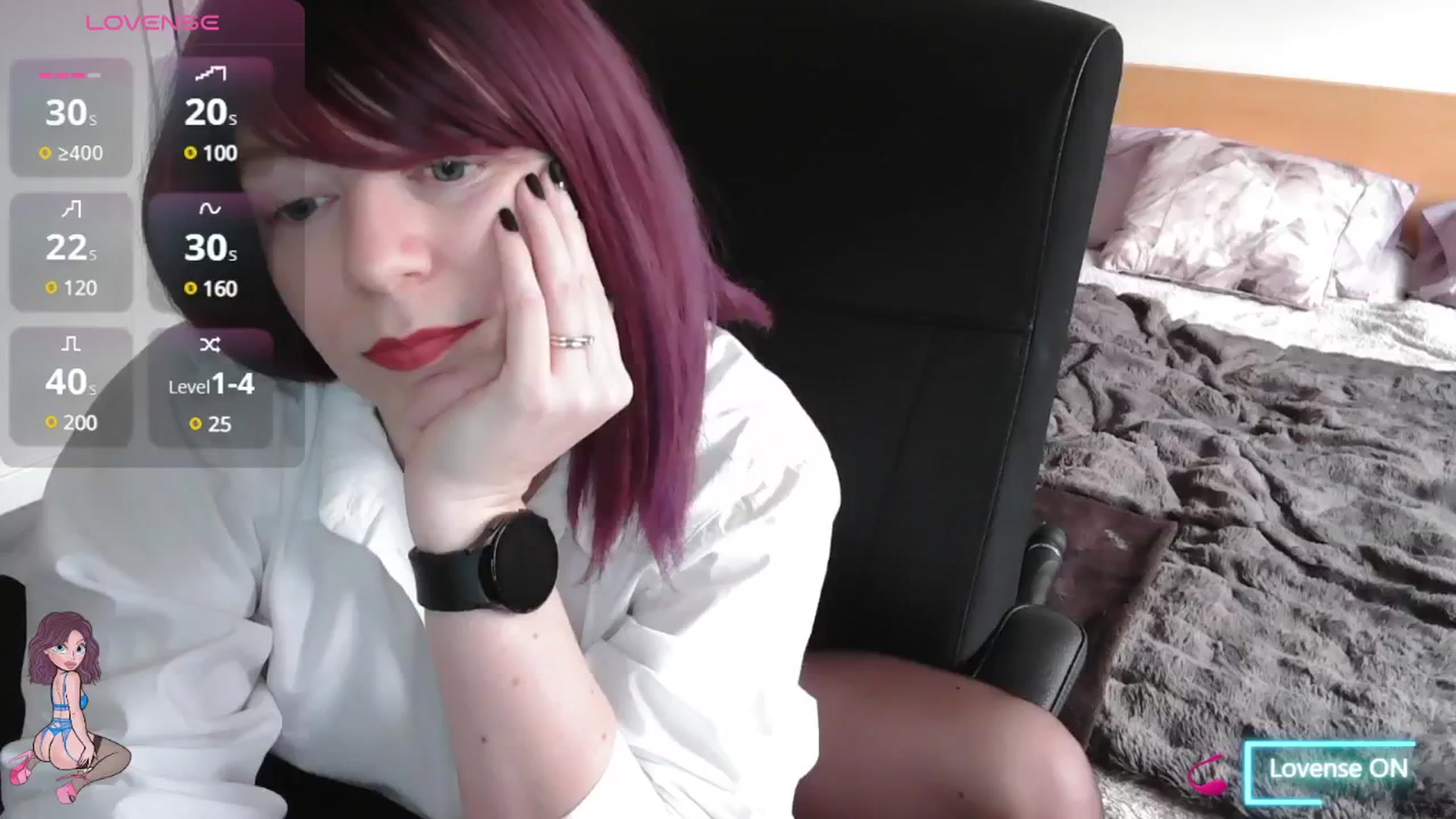 Gallery image thumbnail from size2shoes's myfreecams stream on, 02/03/2025, 18:05 image 4 of 20