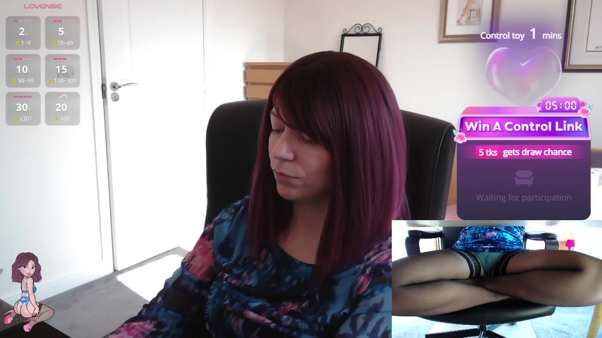 Gallery image thumbnail from size2shoes's myfreecams stream on, 03/05/2025, 14:46 image 16 of 20