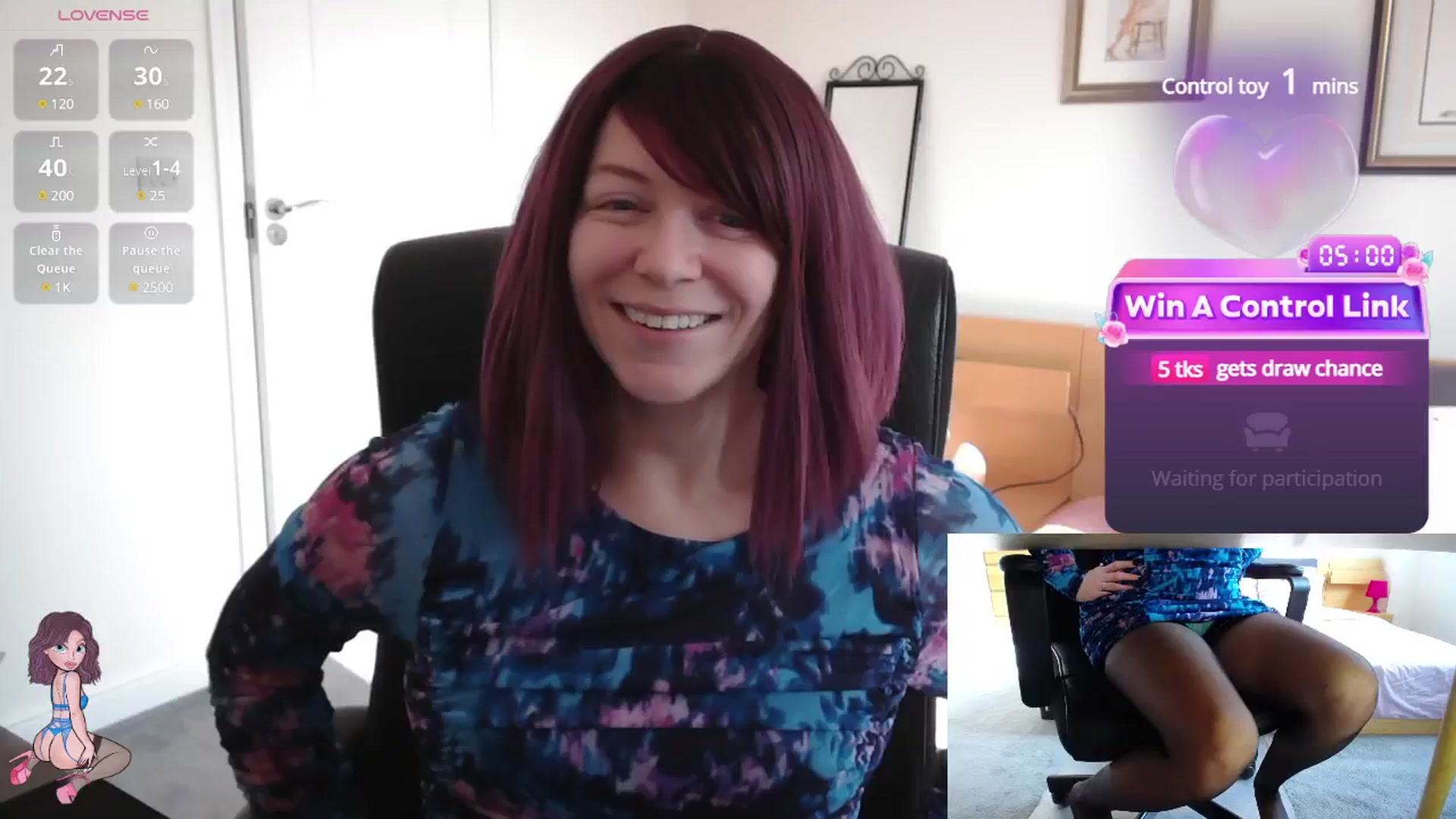 Gallery image thumbnail from size2shoes's myfreecams stream on, 03/05/2025, 14:46 image 19 of 20