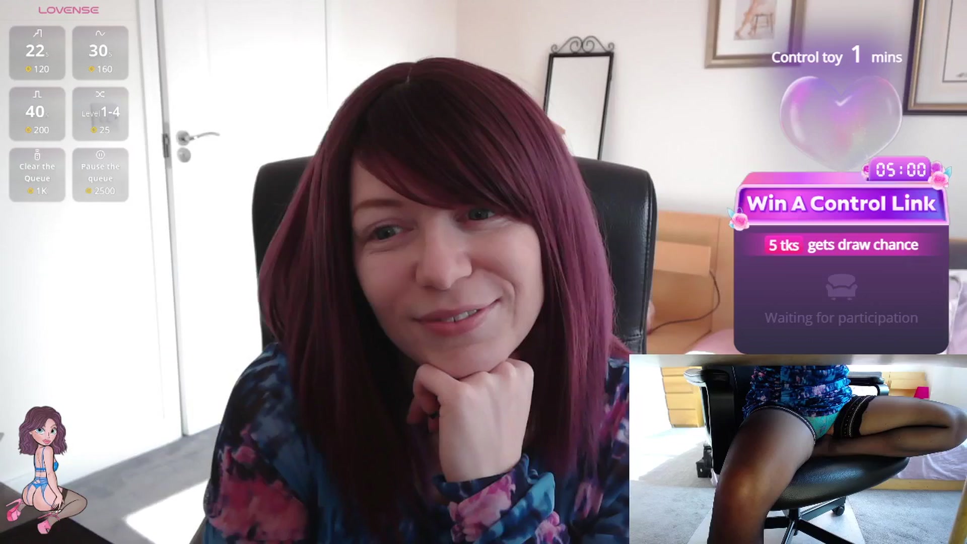 Gallery image thumbnail from size2shoes's myfreecams stream on, 03/05/2025, 14:46 image 8 of 20