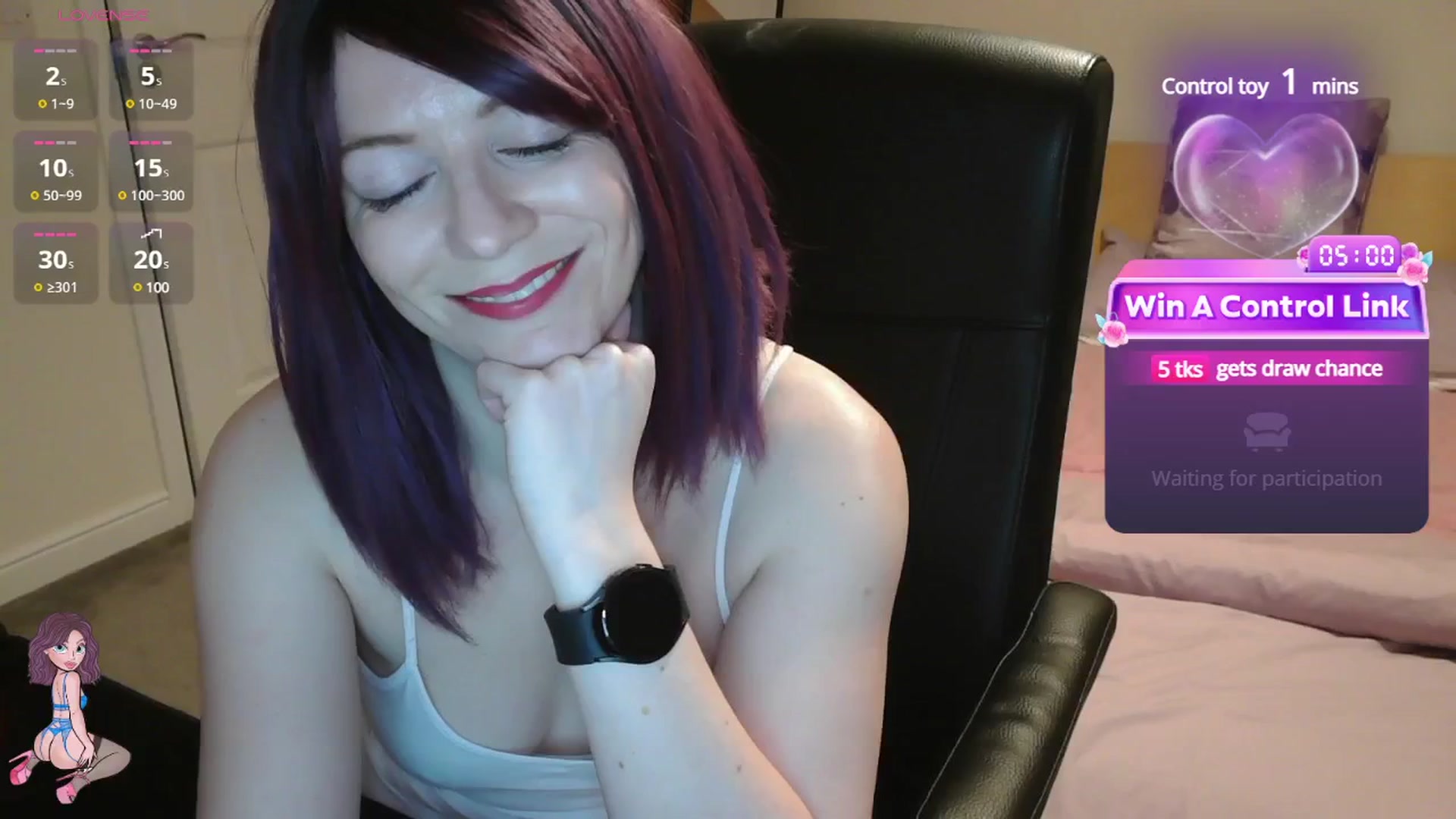 Gallery image thumbnail from size2shoes's myfreecams stream on, 04/16/2025, 21:58 image 12 of 20