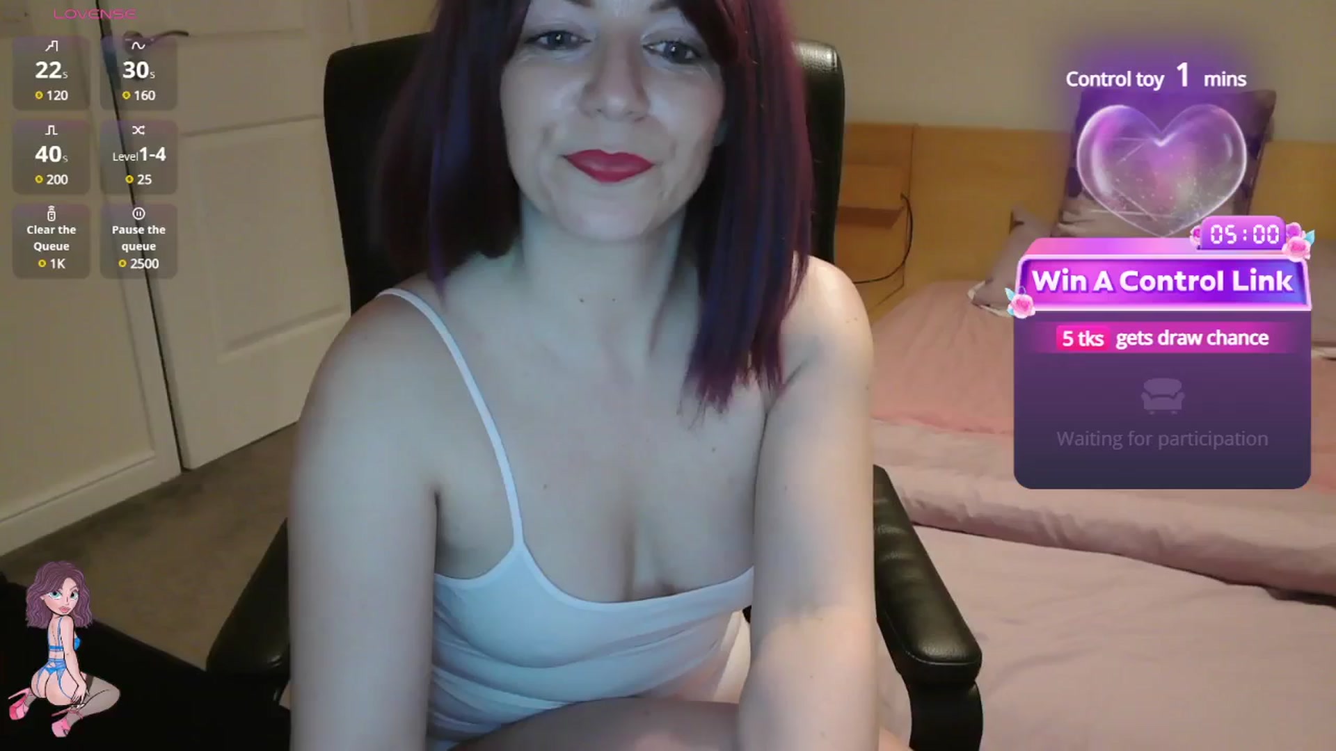Gallery image thumbnail from size2shoes's myfreecams stream on, 04/16/2025, 21:58 image 1 of 20