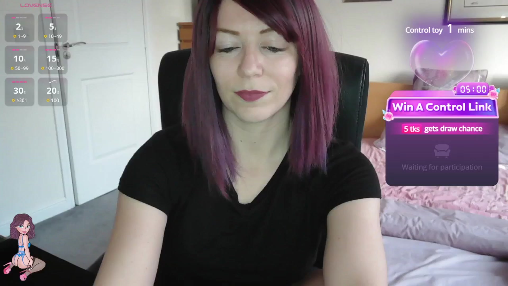 Gallery image thumbnail from size2shoes's myfreecams stream on, 04/19/2025, 23:28 image 1 of 20