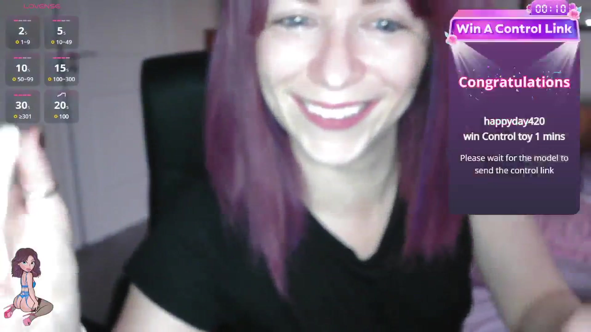 Gallery image thumbnail from size2shoes's myfreecams stream on, 04/19/2025, 23:28 image 3 of 20