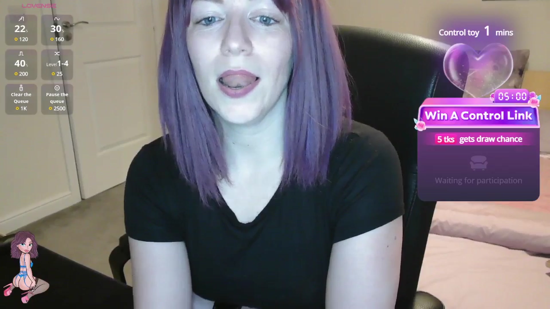 Gallery image thumbnail from size2shoes's myfreecams stream on, 04/19/2025, 23:28 image 6 of 20