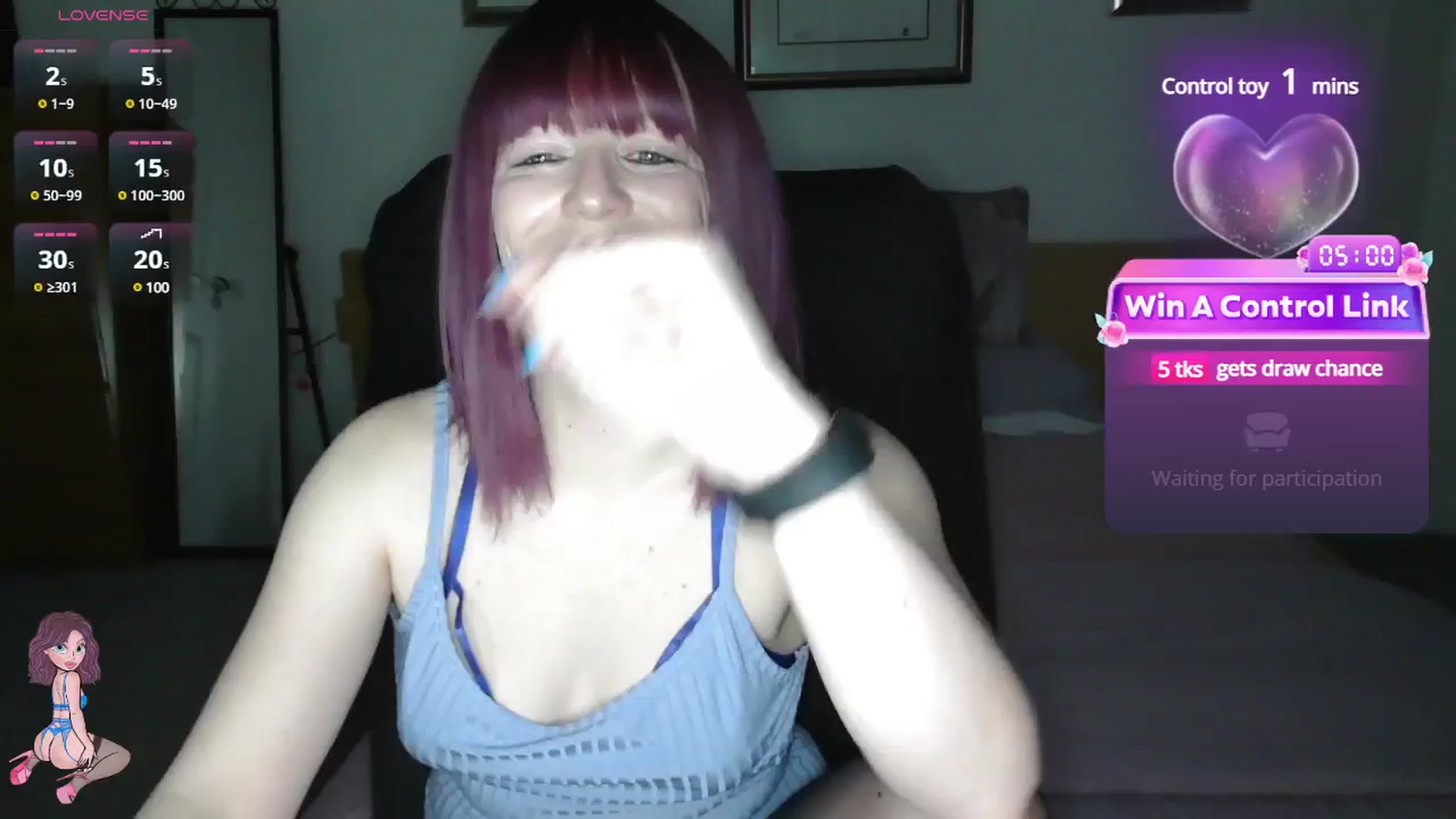 Gallery image thumbnail from size2shoes's myfreecams stream on, 04/29/2025, 19:58 image 18 of 20