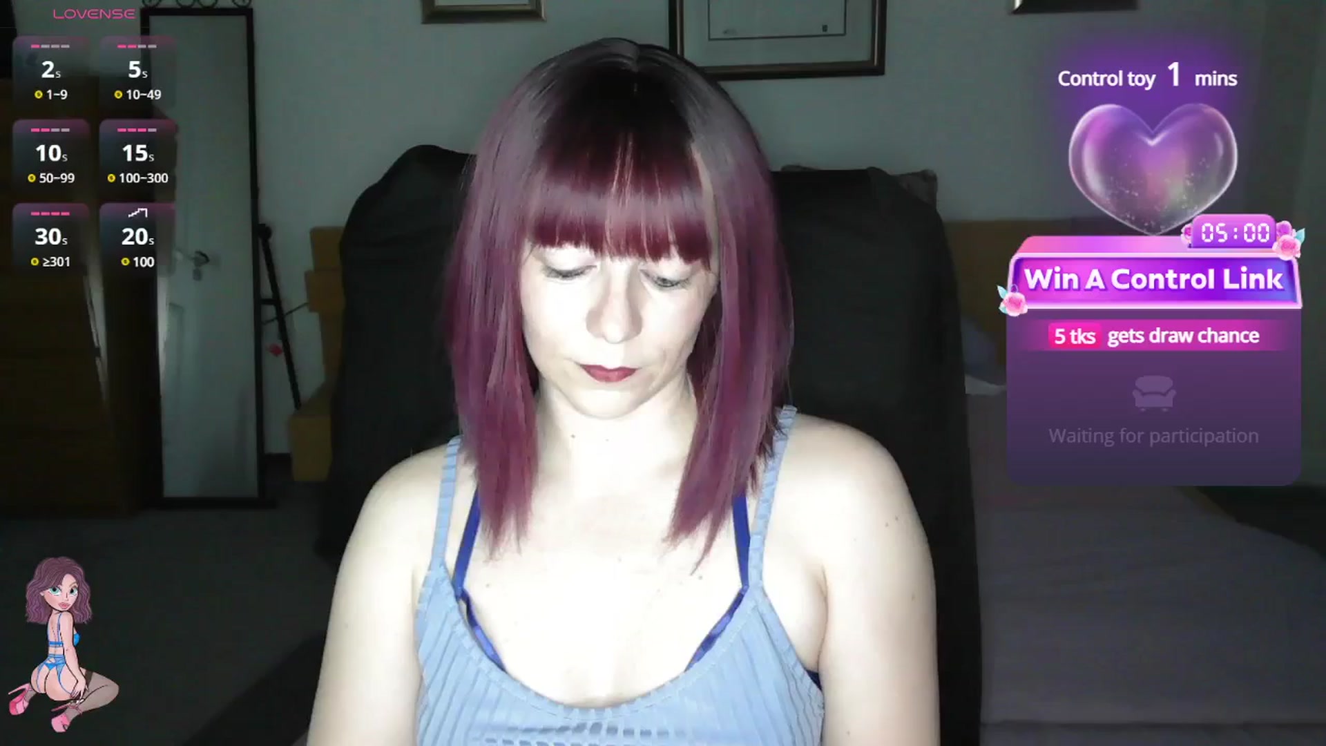 Gallery image thumbnail from size2shoes's myfreecams stream on, 04/29/2025, 19:58 image 17 of 20