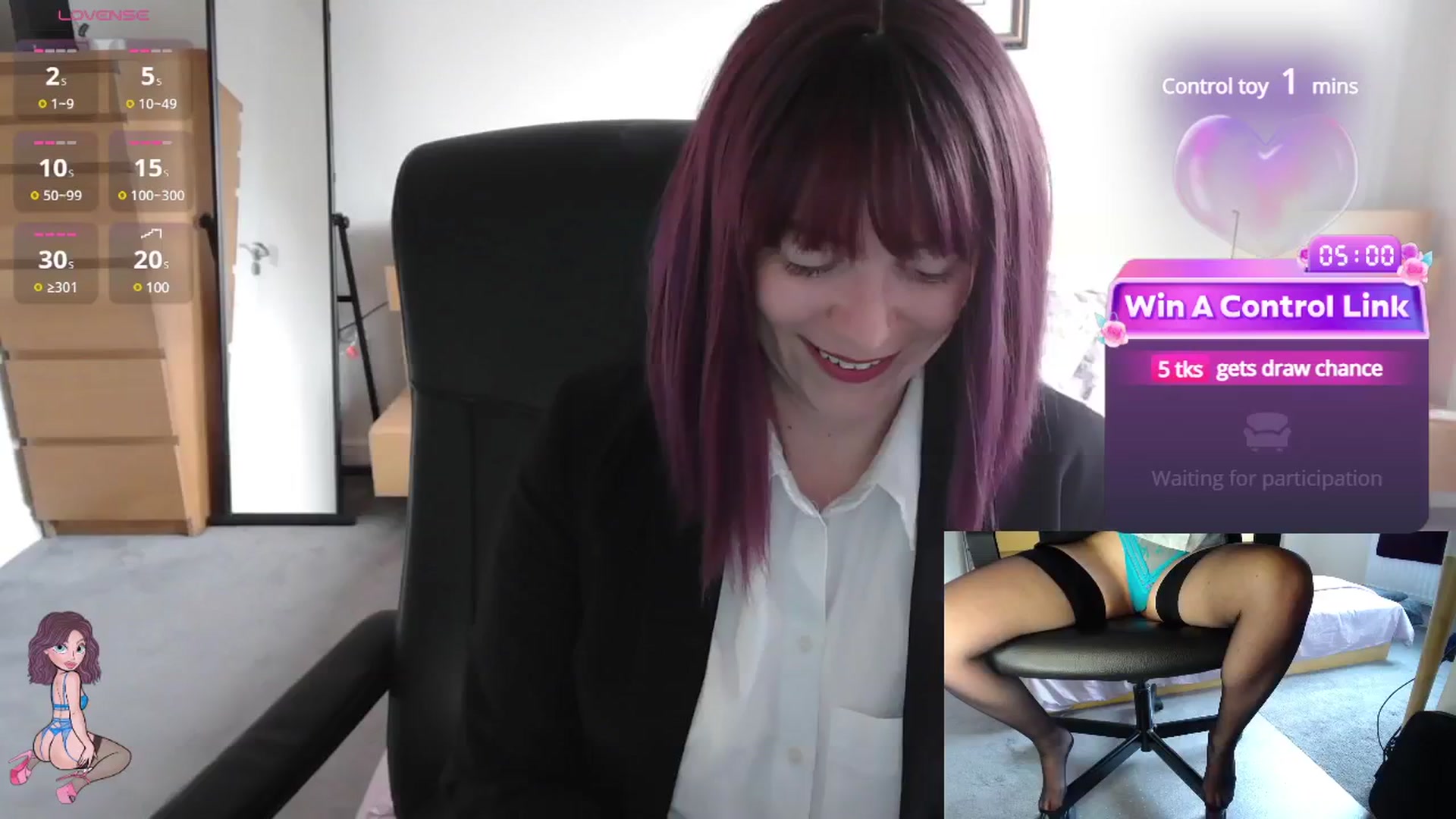 Gallery image thumbnail from size2shoes's myfreecams stream on, 05/07/2025, 15:28 image 20 of 20
